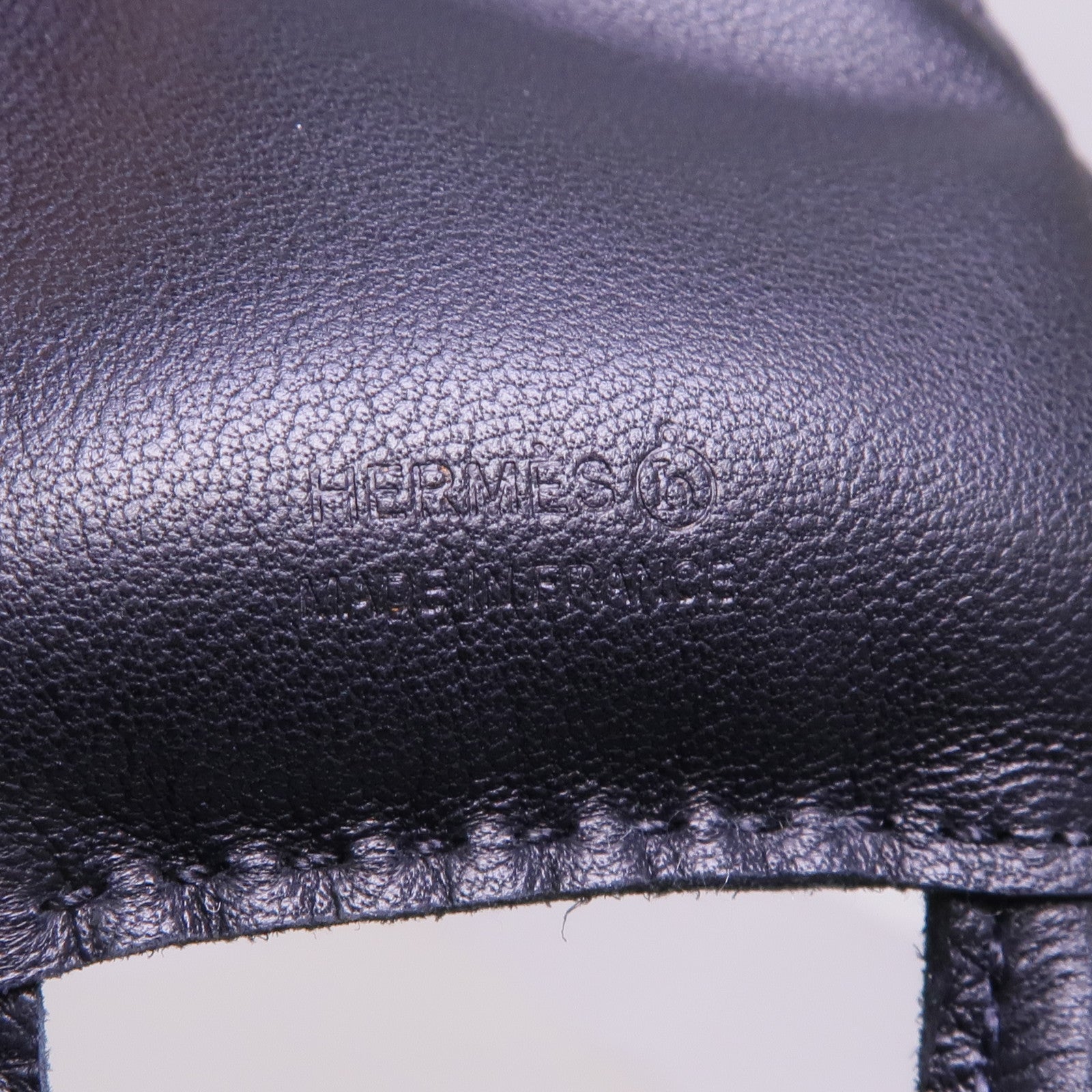 HERMES 水牛角/Milo皮革Charm掛飾Nior