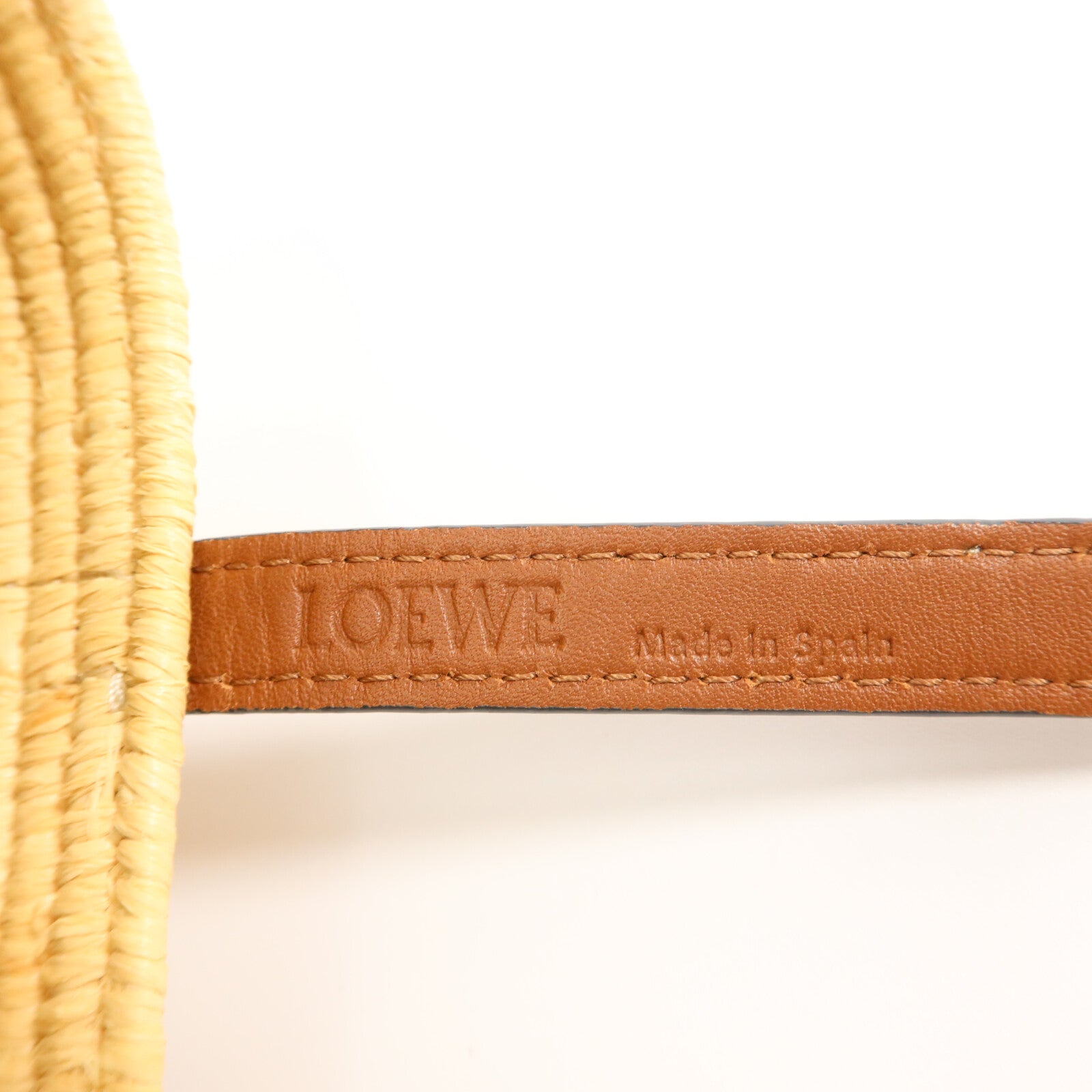 LOEWE Raffia Small Square Basket手挽袋