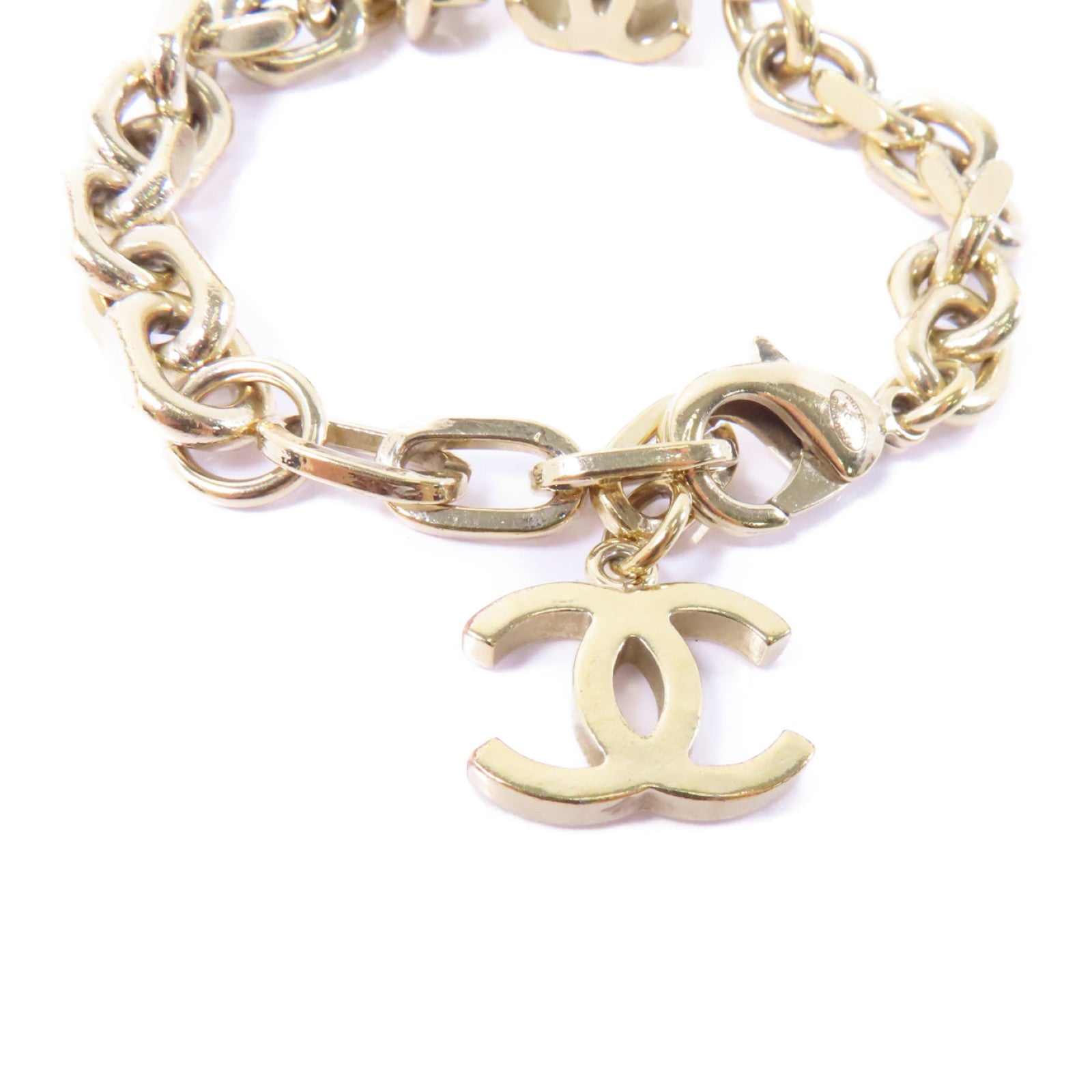 CHANEL 金屬Bracelet手鏈金色