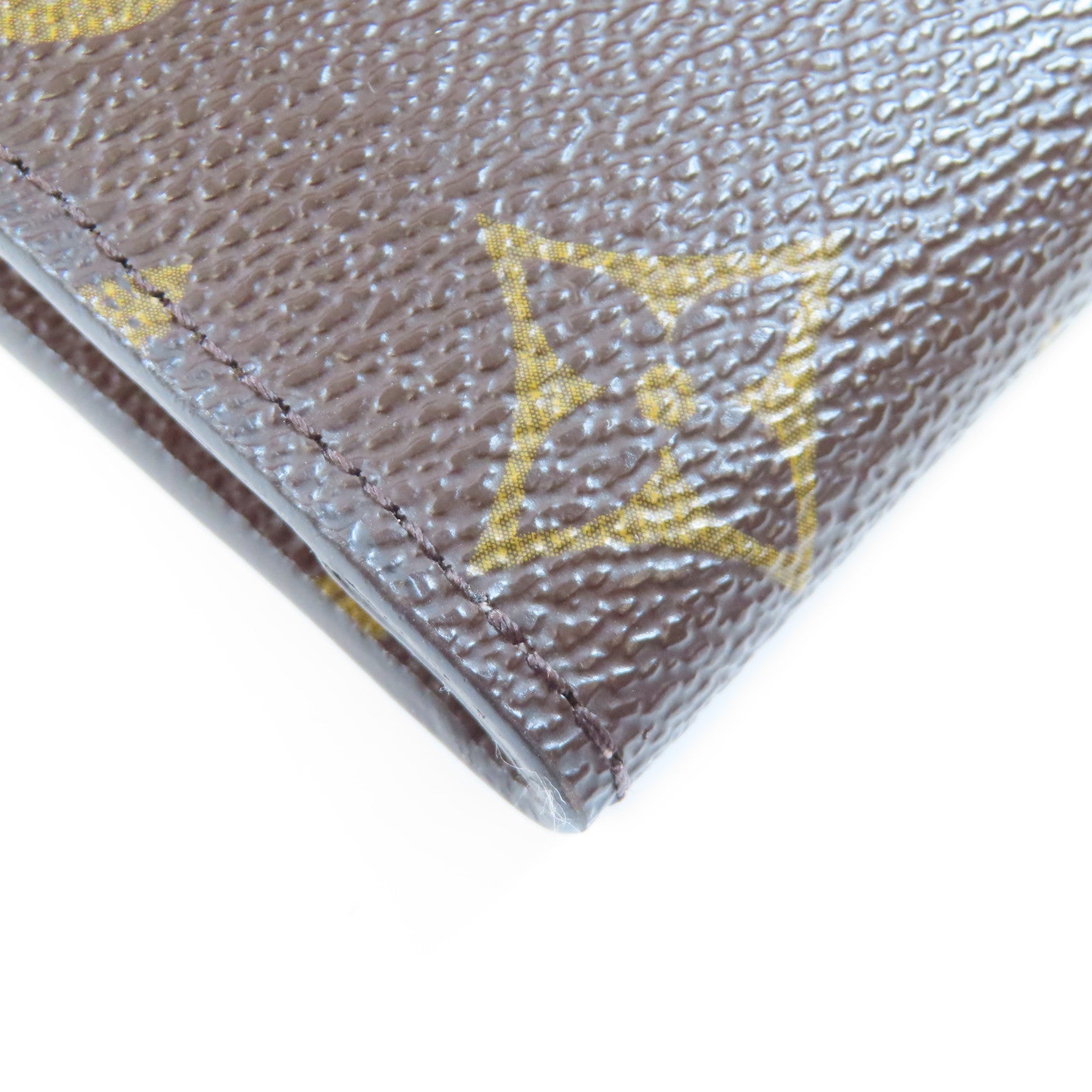 LOUIS VUITTON Monogram Portefeuille Josephine金扣長錢包棕色