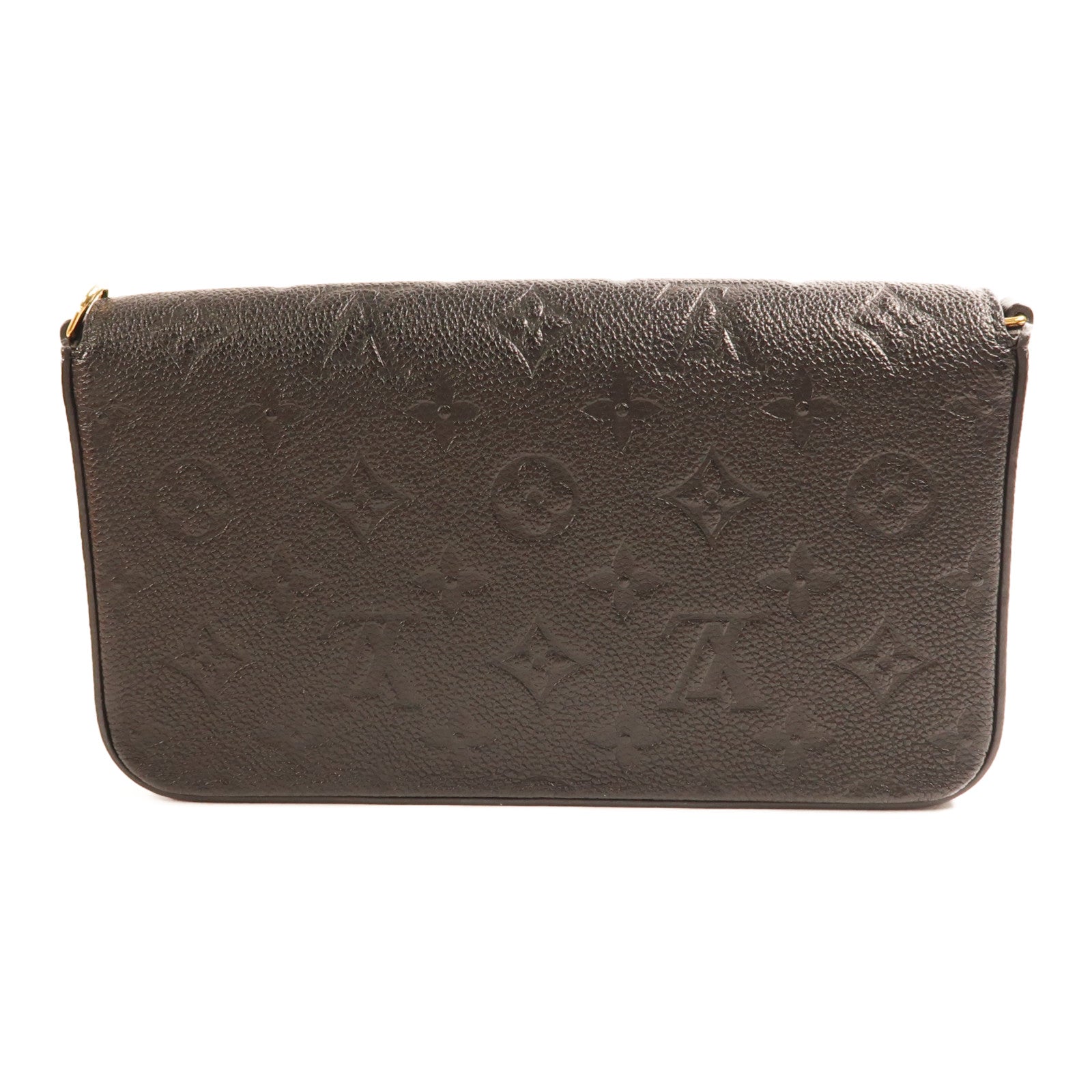 LOUIS VUITTON Monogram Empreinte Felicie Pochette 金扣鏈帶肩背袋
