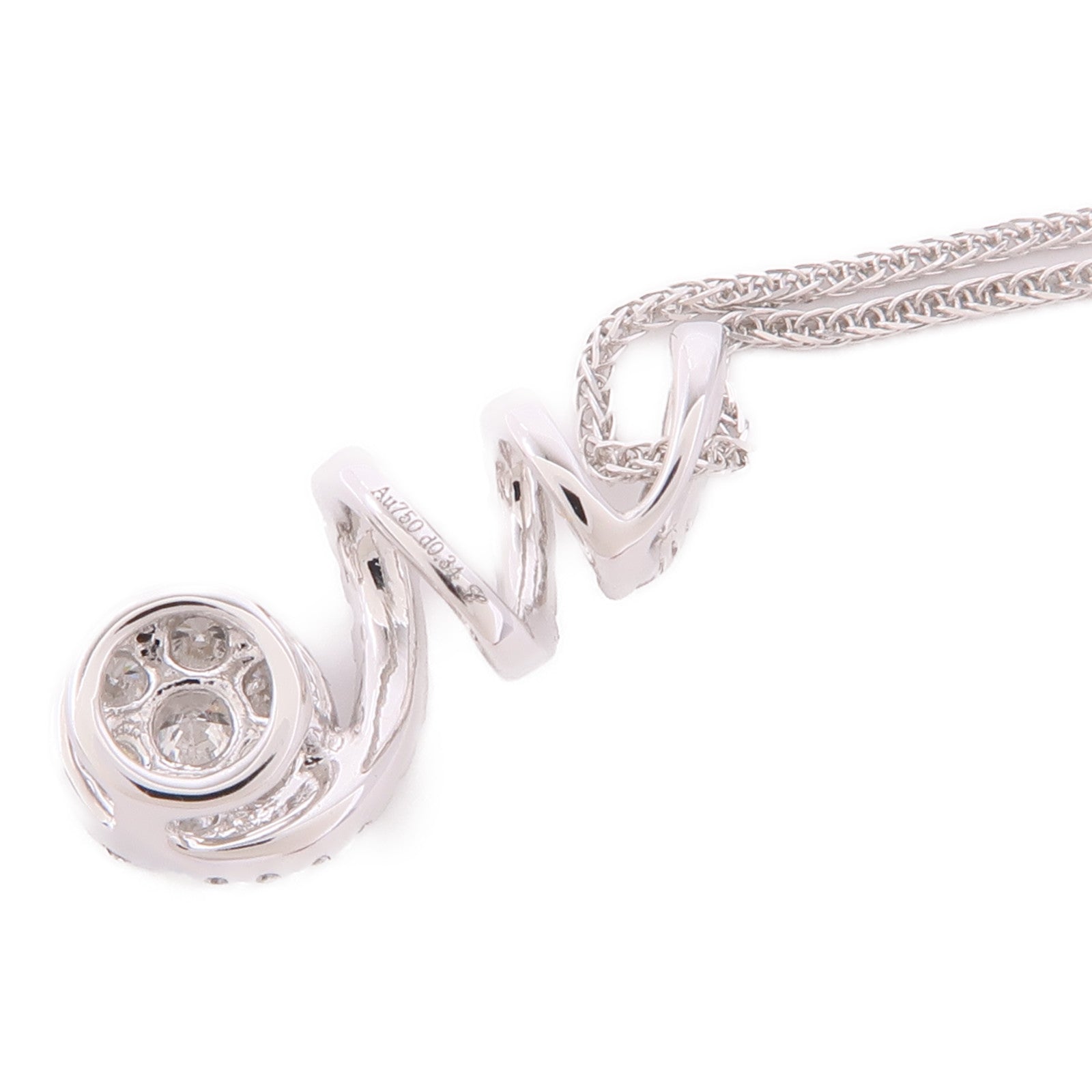JEWELRY 【激減優惠】18K白金Diamond Necklace鑽石項鍊