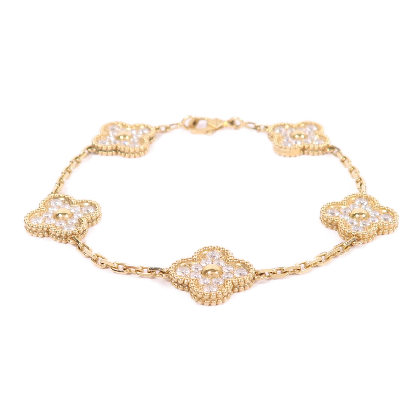 Van Cleef & Arpels 【激減優惠】18K金Alhambra手鏈
