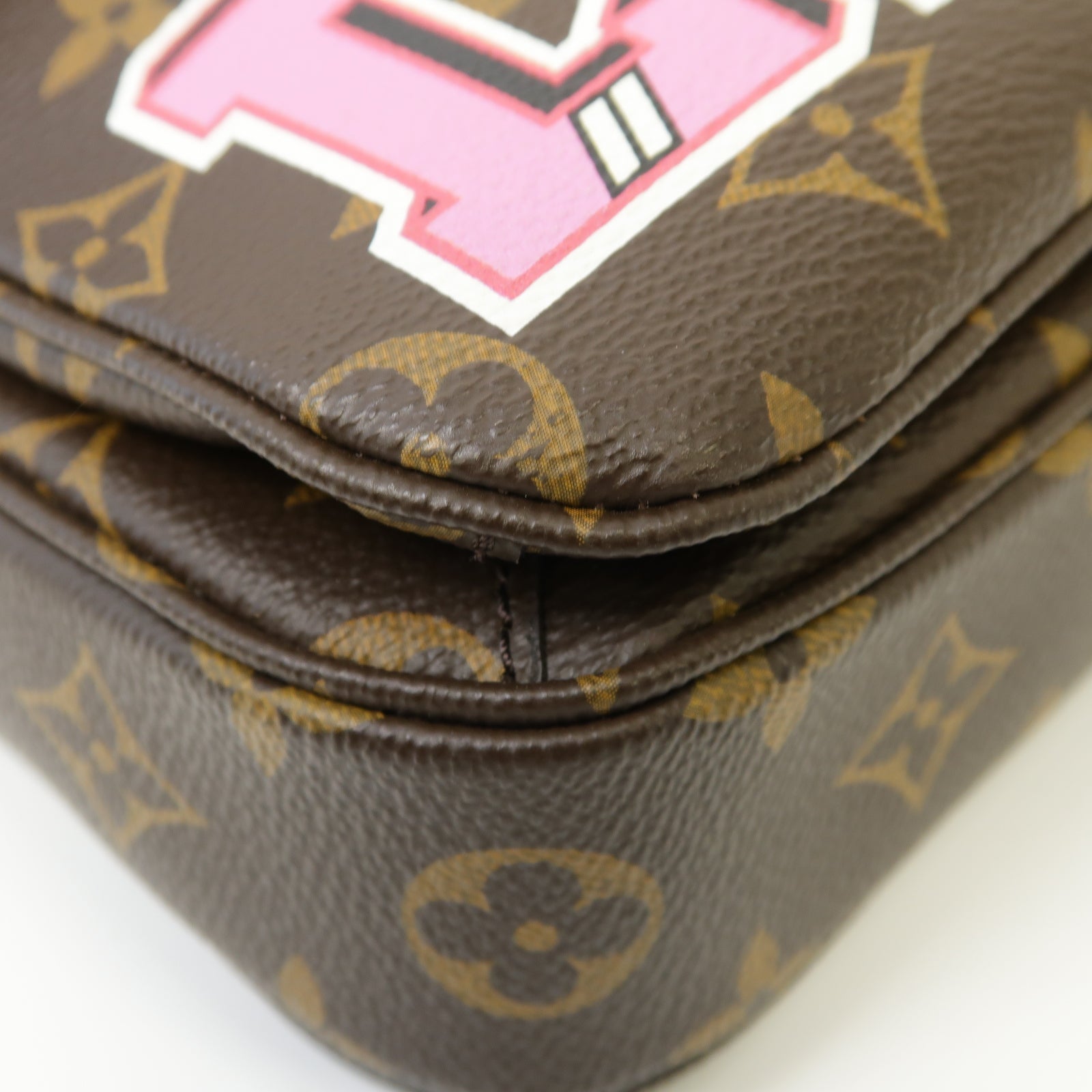 LOUIS VUITTON Monogram Pochette Metis金扣手挽肩背兩用袋啡色