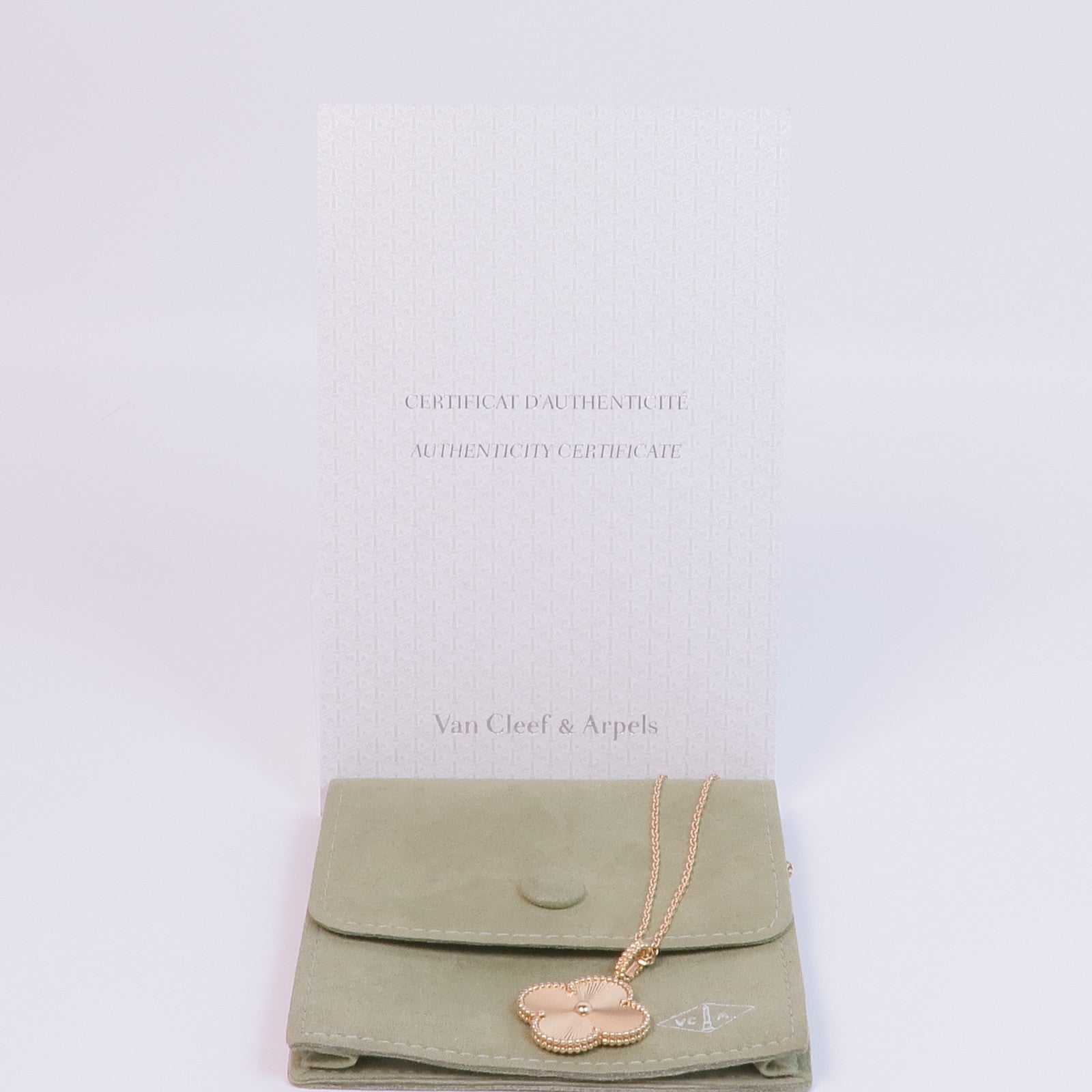 Van Cleef & Arpels 18K黃金Magic Alhambra long Necklace項鍊