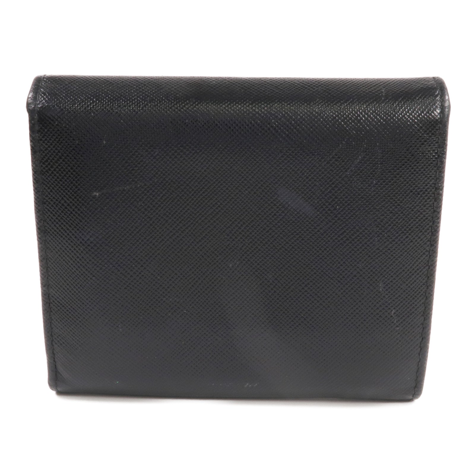 PRADA 牛皮皮革Wallet金扣錢包