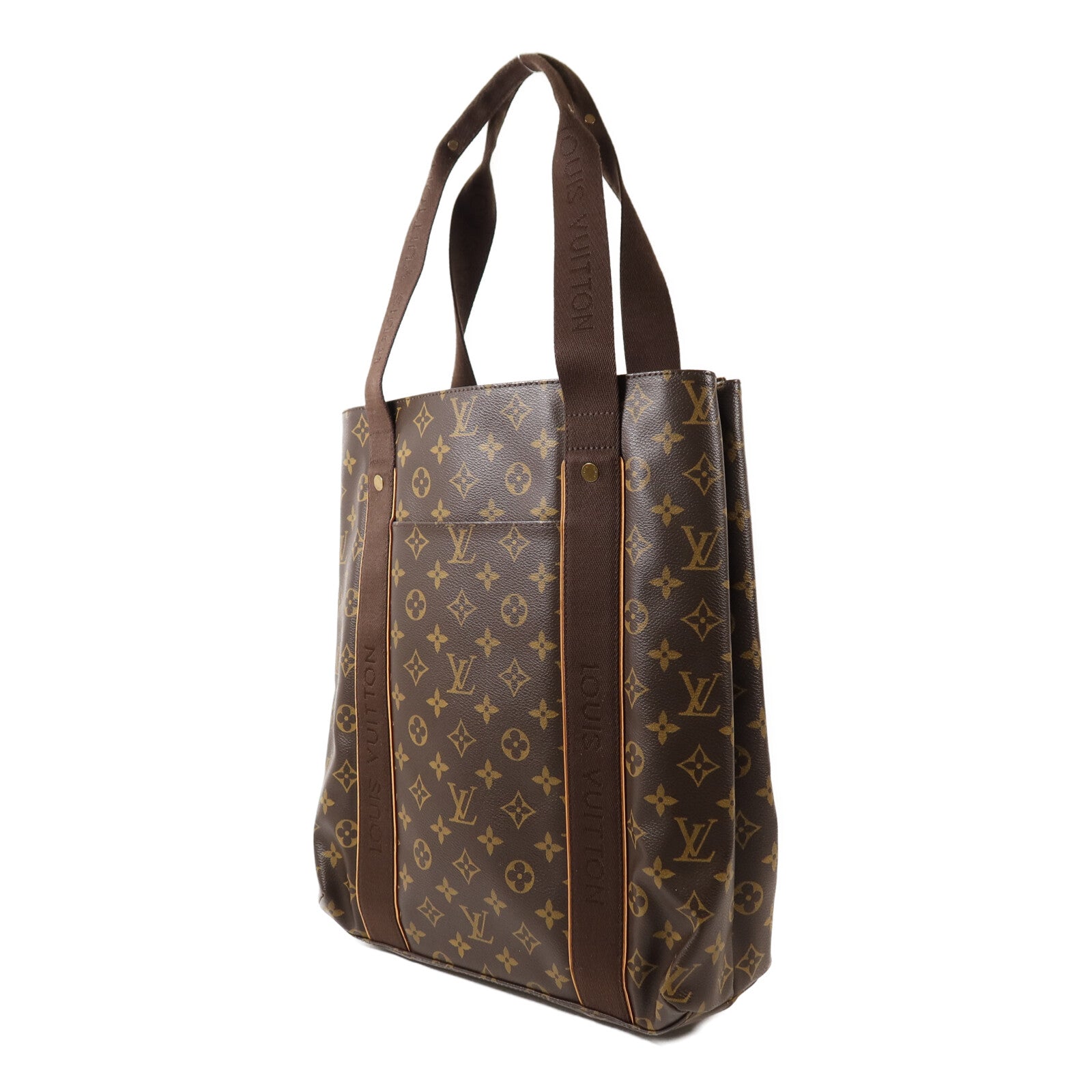 LOUIS VUITTON Monogram Cabas Beaubourg金扣肩背袋