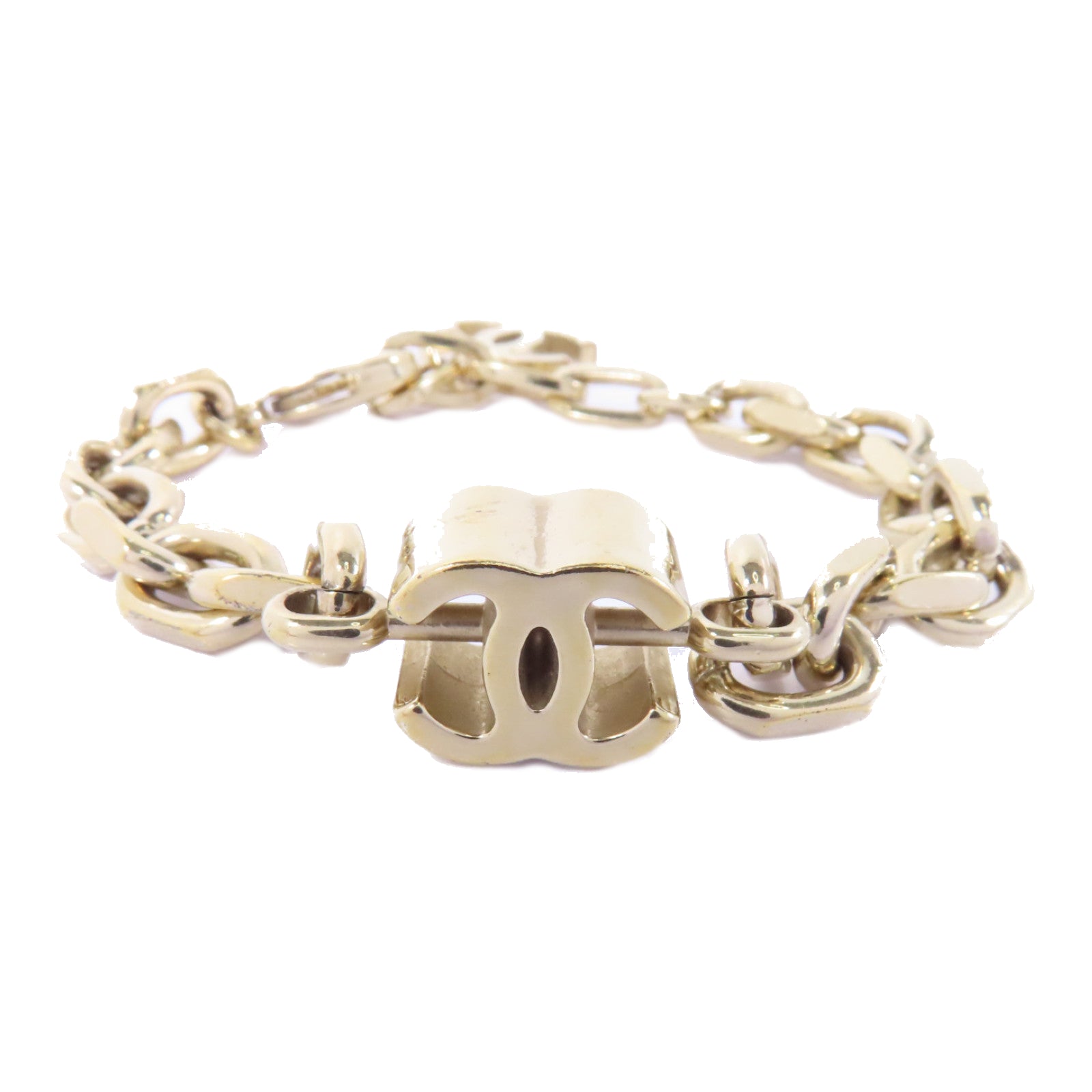 CHANEL 金屬Bracelet手鏈金色