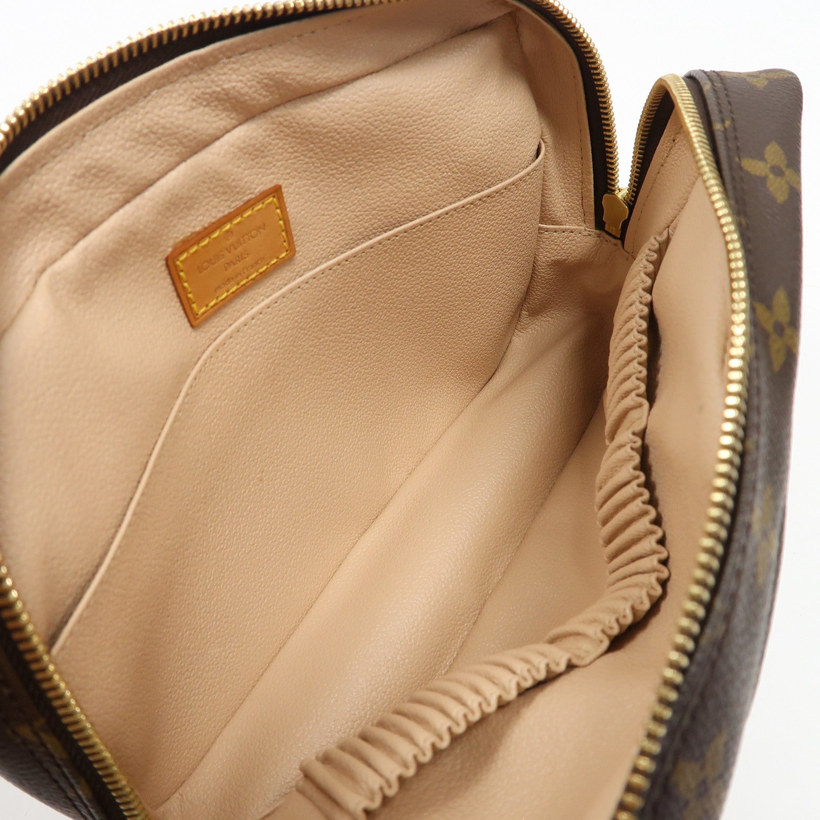 LOUIS VUITTON 【激減優惠】Monogram Trousse Toilette 23金扣手拿包啡色
