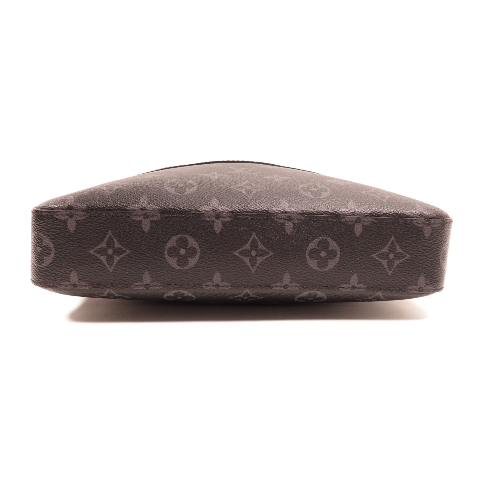 LOUIS VUITTON Monogram Eclipse Reverse Trio Messenger銀扣肩背袋灰色