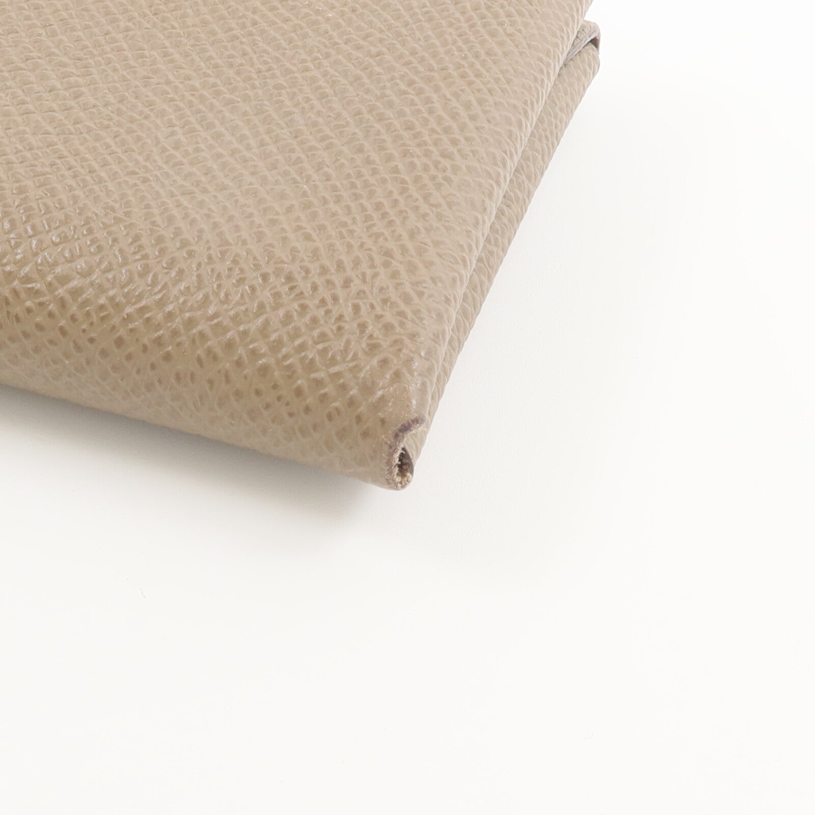 HERMES Epsom皮革Calvi Duo卡片套Etoupe