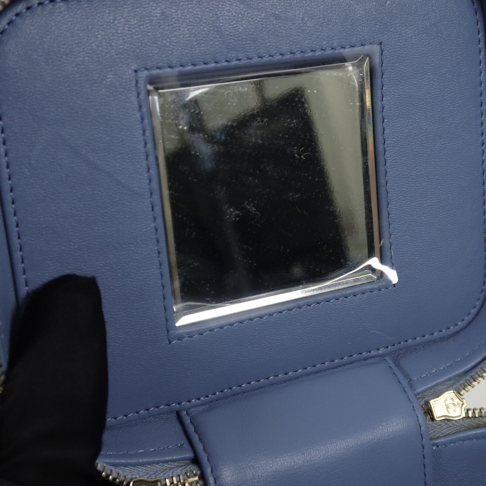 CHANEL 牛仔布Vanity Case手挽肩背兩用袋