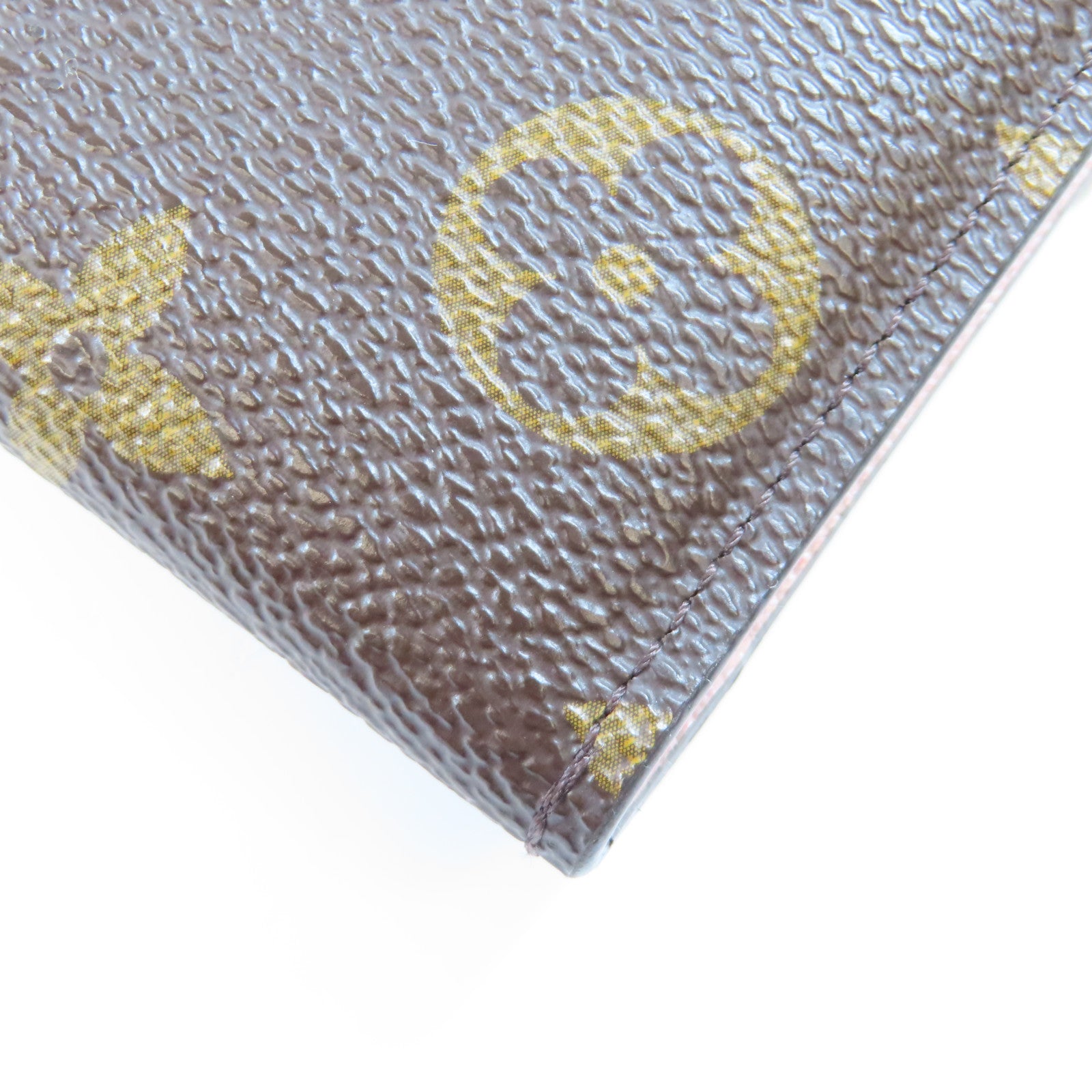 LOUIS VUITTON Monogram Portefeuille Josephine金扣長錢包棕色