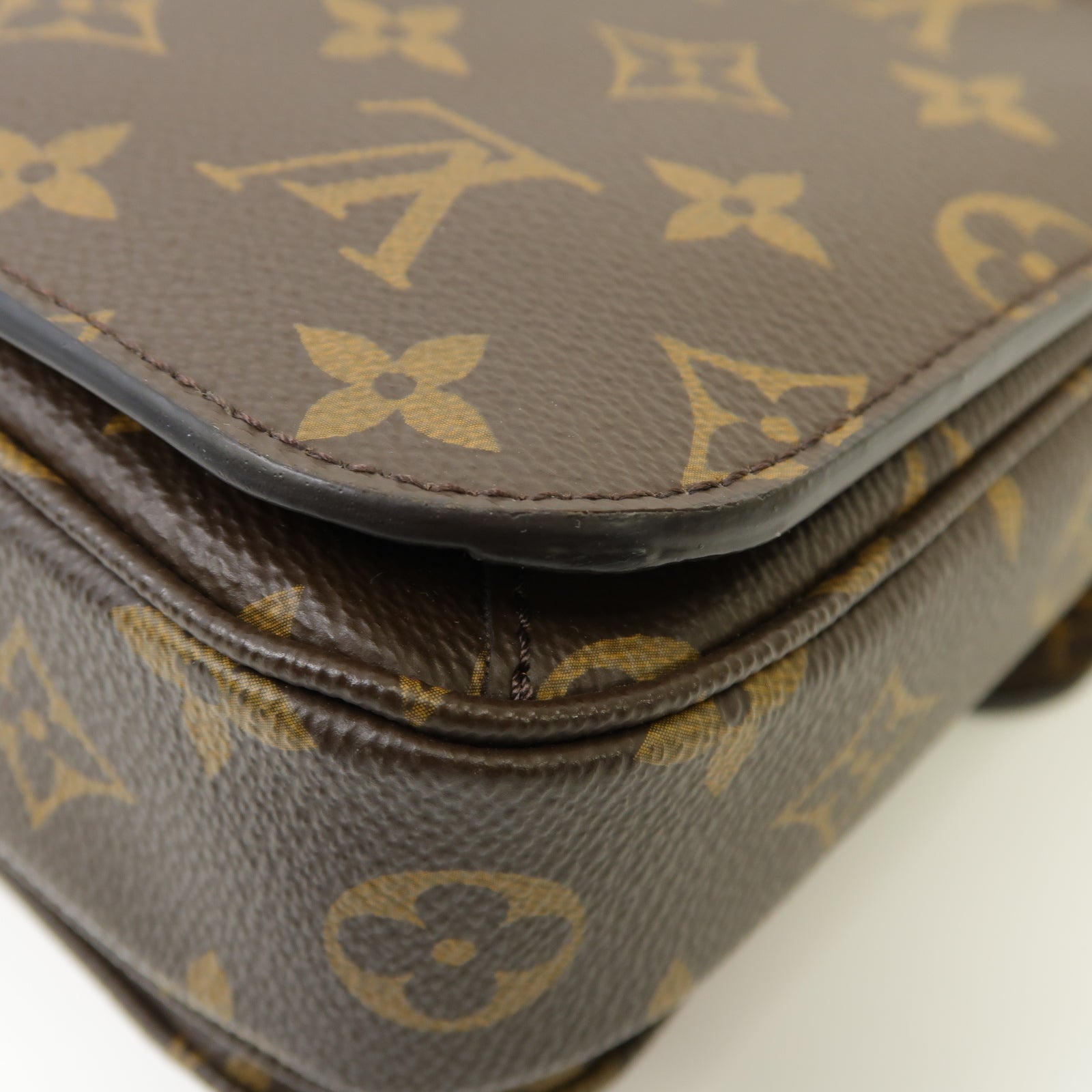 LOUIS VUITTON Monogram Pochette Metis金扣手挽肩背兩用袋啡色