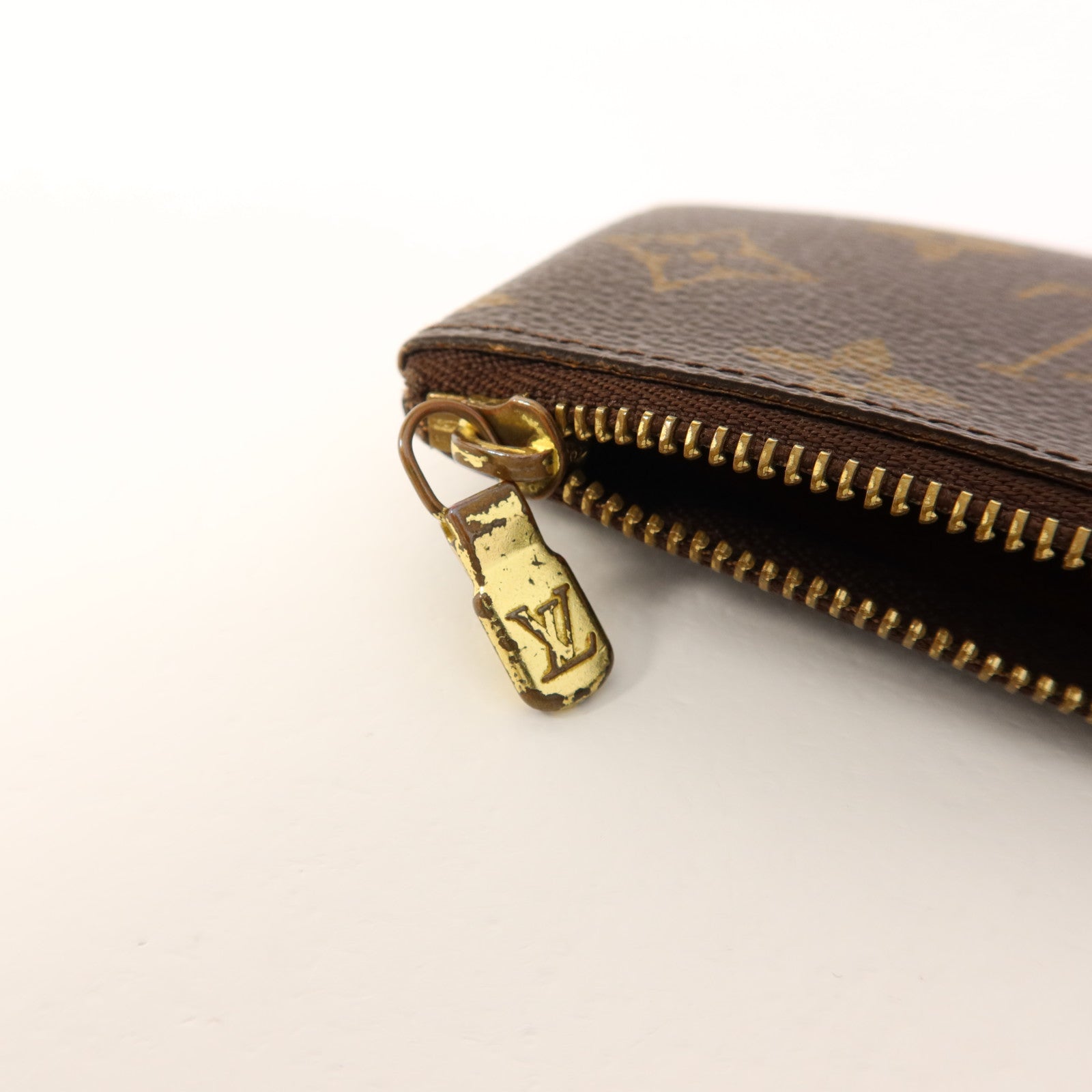 LOUIS VUITTON Monogram Key Pouch金扣鎖匙包