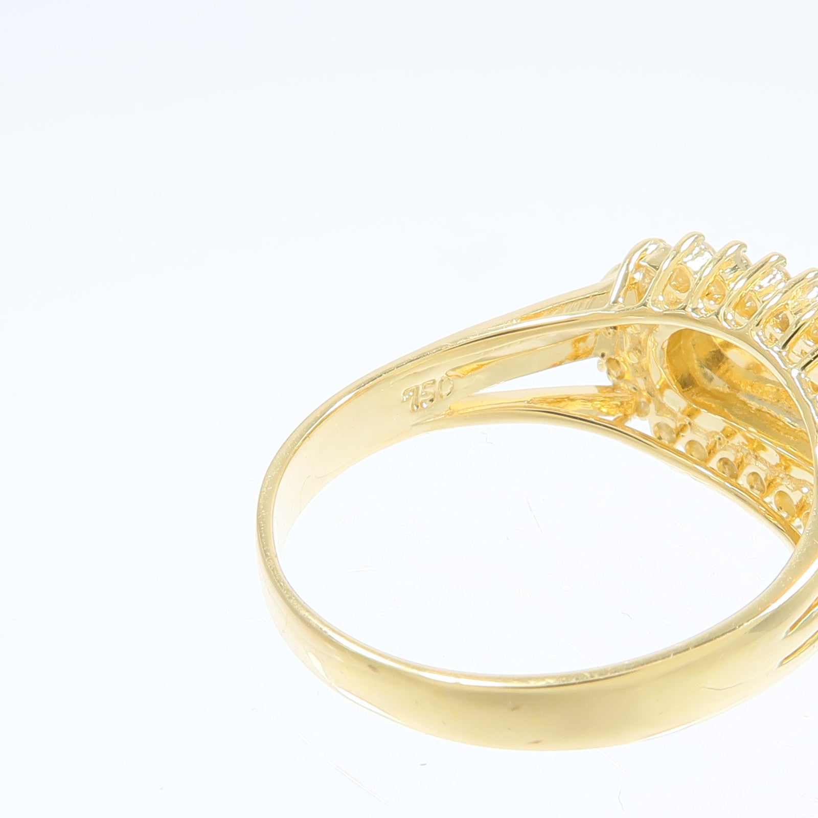 JEWELRY 18K黃金Jade Diamond Ring翡翠/鑽石戒指