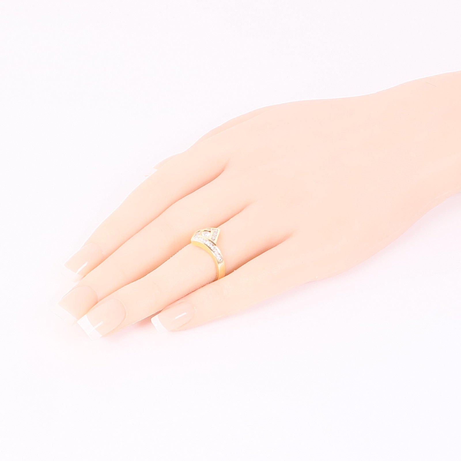 JEWELRY 【激減優惠】18K黄金Diamond Ring鑽石戒指US#6.25