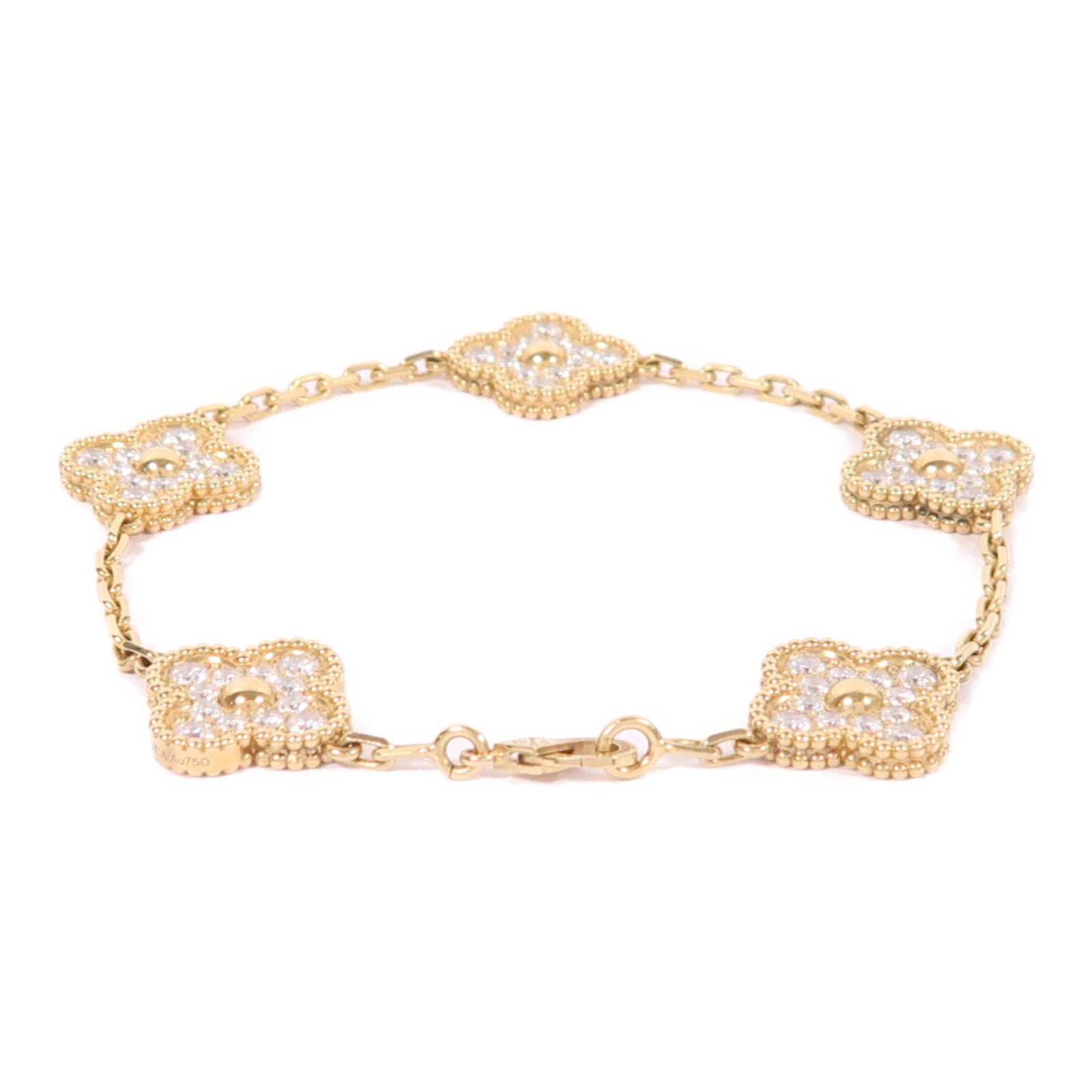 Van Cleef & Arpels 【激減優惠】18K金Alhambra手鏈