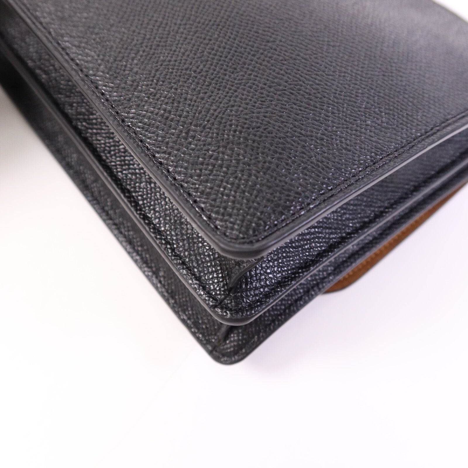 COACH 牛皮皮革Chain Shoulder Bag金扣鏈帶肩背袋