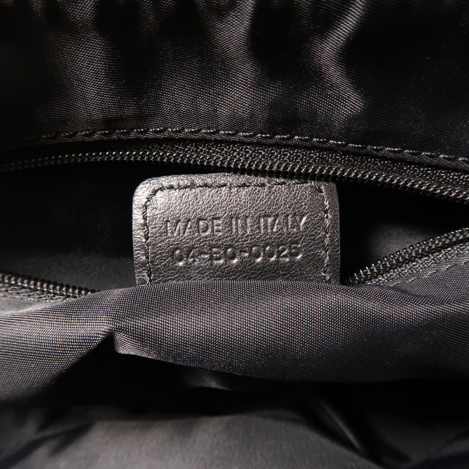 Dior 帆布Logo Charm Boston銀扣肩背袋黑色