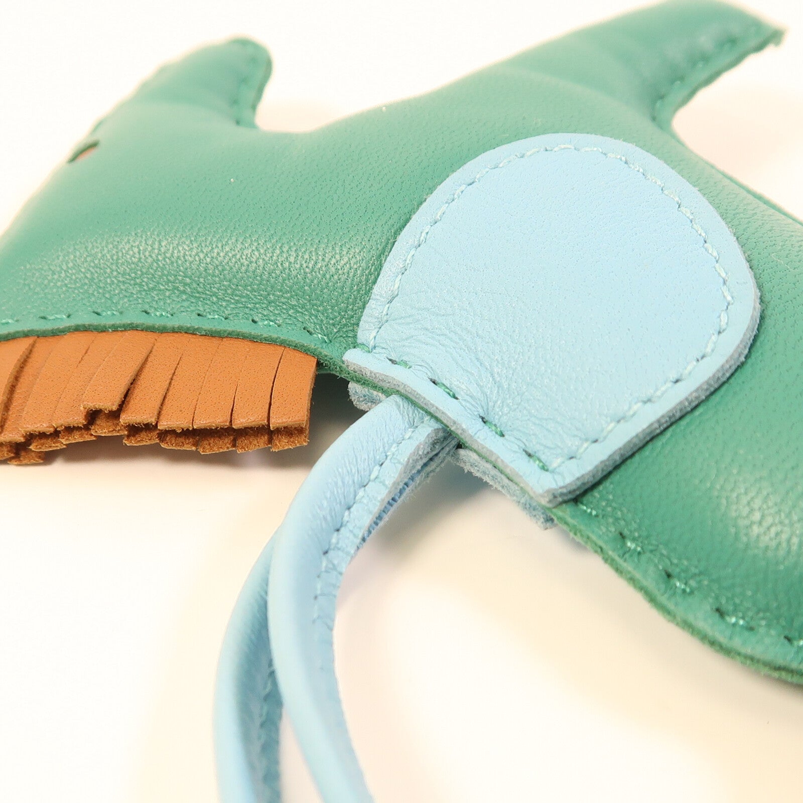 HERMES Milo皮革Rodeo GM掛飾