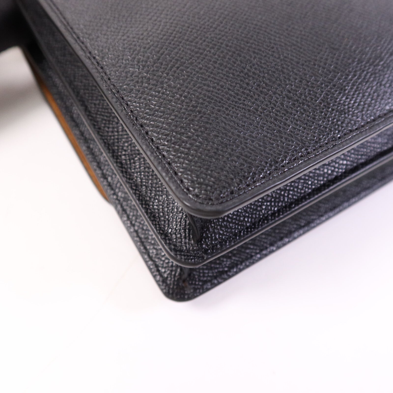 COACH 牛皮皮革Chain Shoulder Bag金扣鏈帶肩背袋