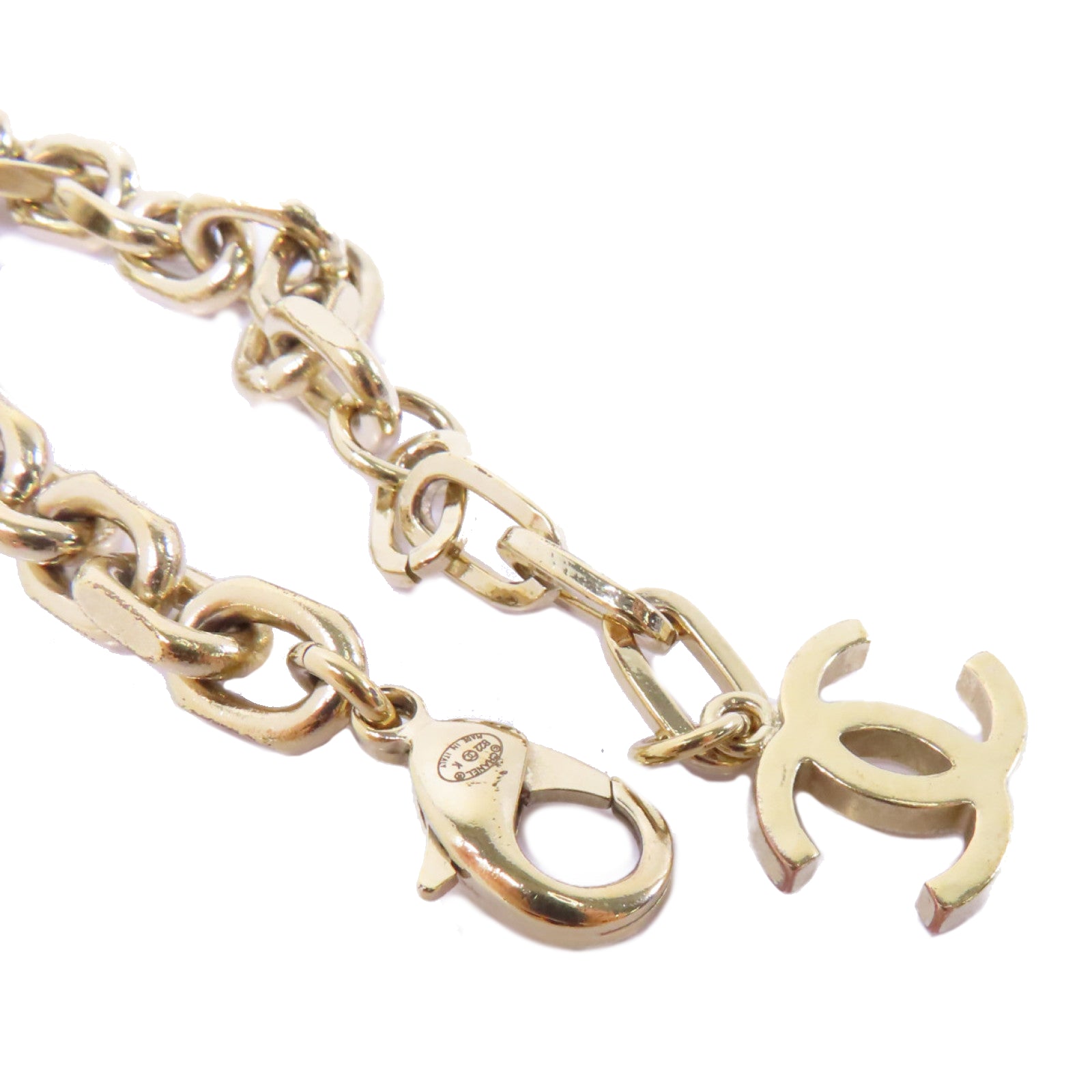 CHANEL 金屬Bracelet手鏈金色