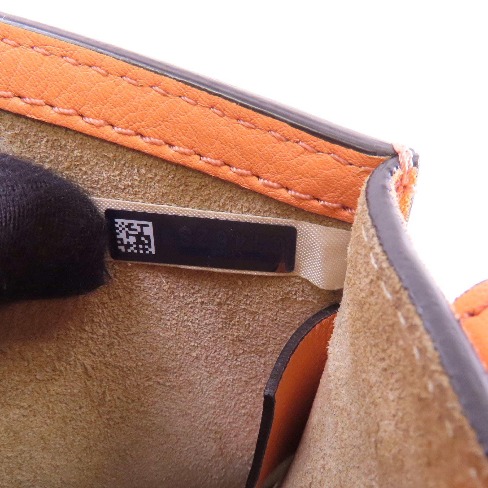 Chloe 【激減優惠】牛皮皮革Shoulder Bag金扣手挽肩背兩用袋橙色
