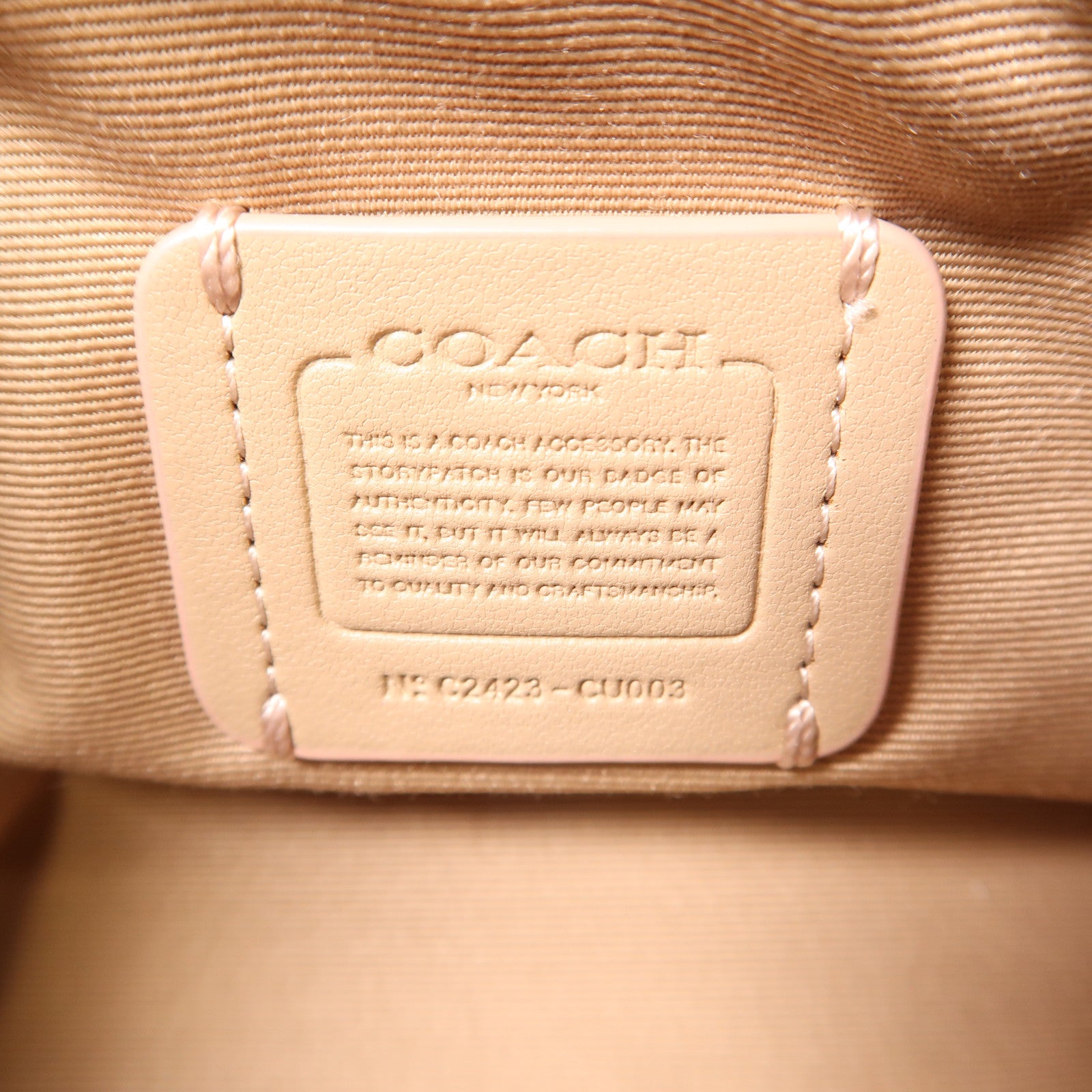 COACH 帆布/皮革Barrel銀扣手挽袋
