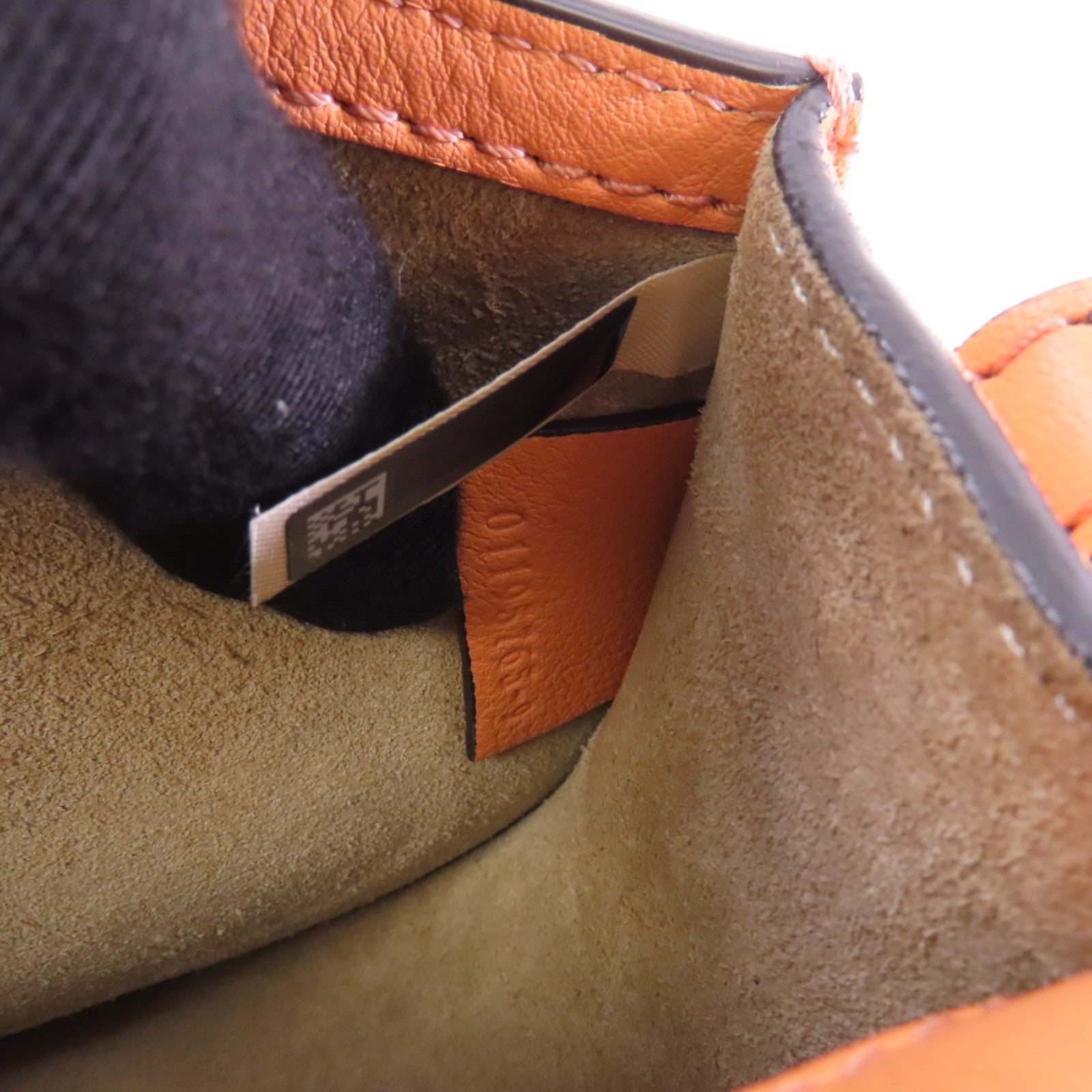 Chloe 【激減優惠】牛皮皮革Shoulder Bag金扣手挽肩背兩用袋橙色