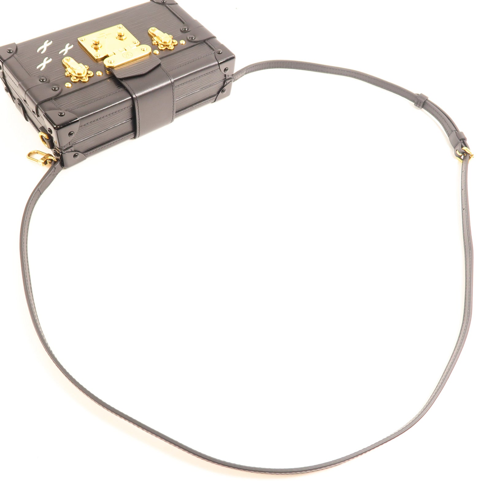 LOUIS VUITTON Epi Petite Malle金扣肩背袋