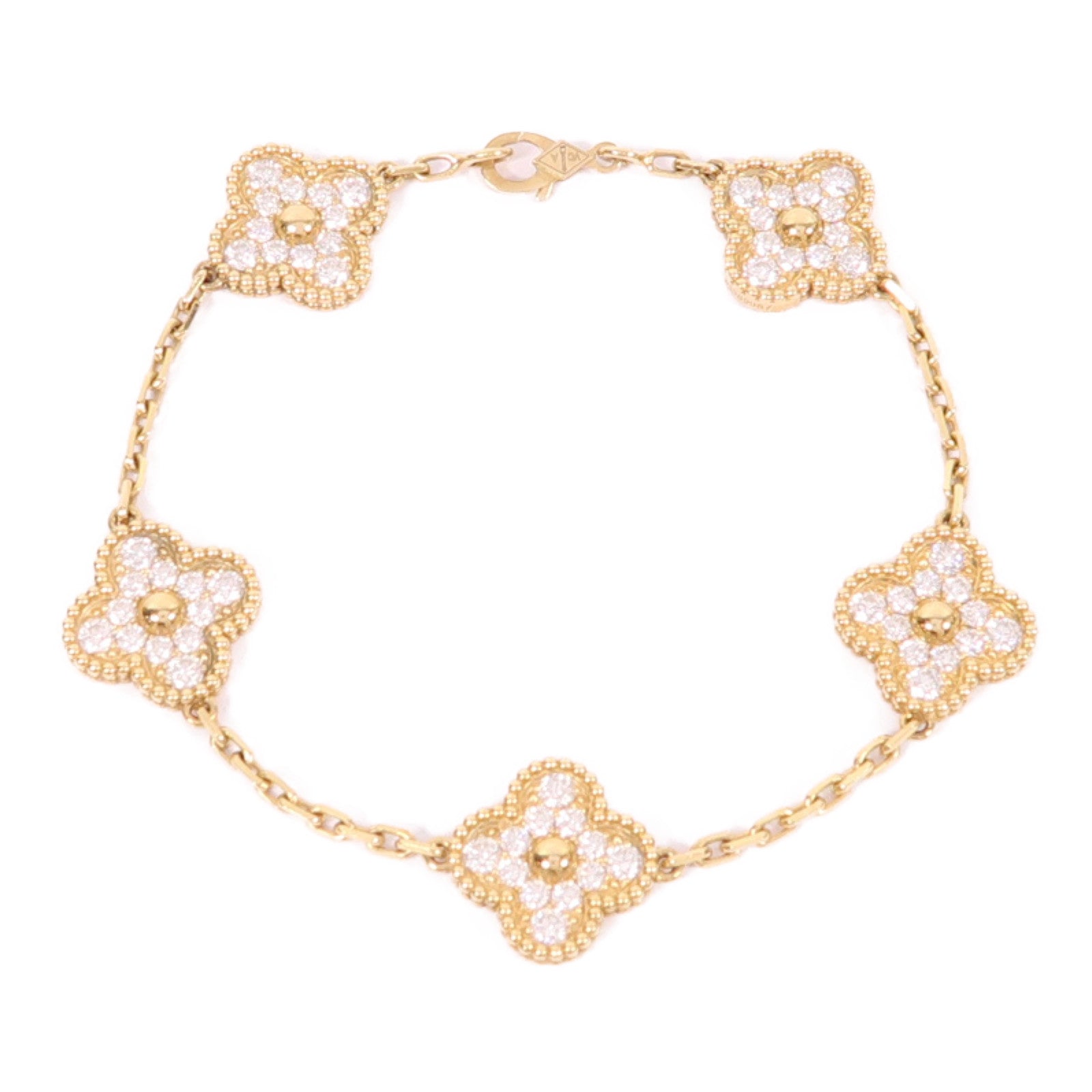 Van Cleef & Arpels 【激減優惠】18K金Alhambra手鏈