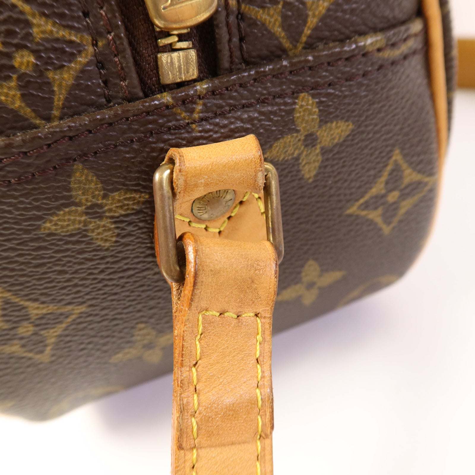 LOUIS VUITTON Monogram Blois金扣肩背袋棕色