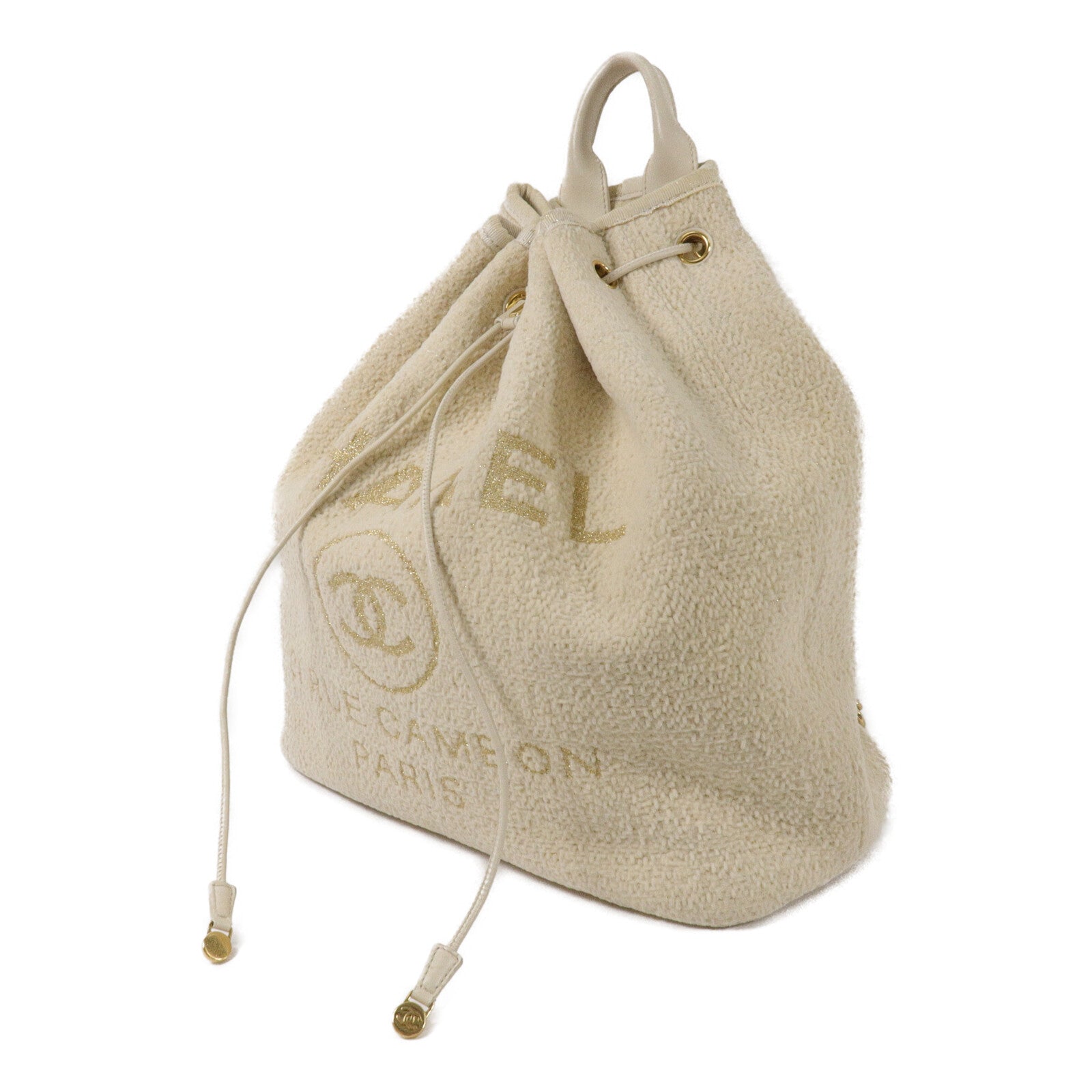 CHANEL 帆布Deauville Backpack背包