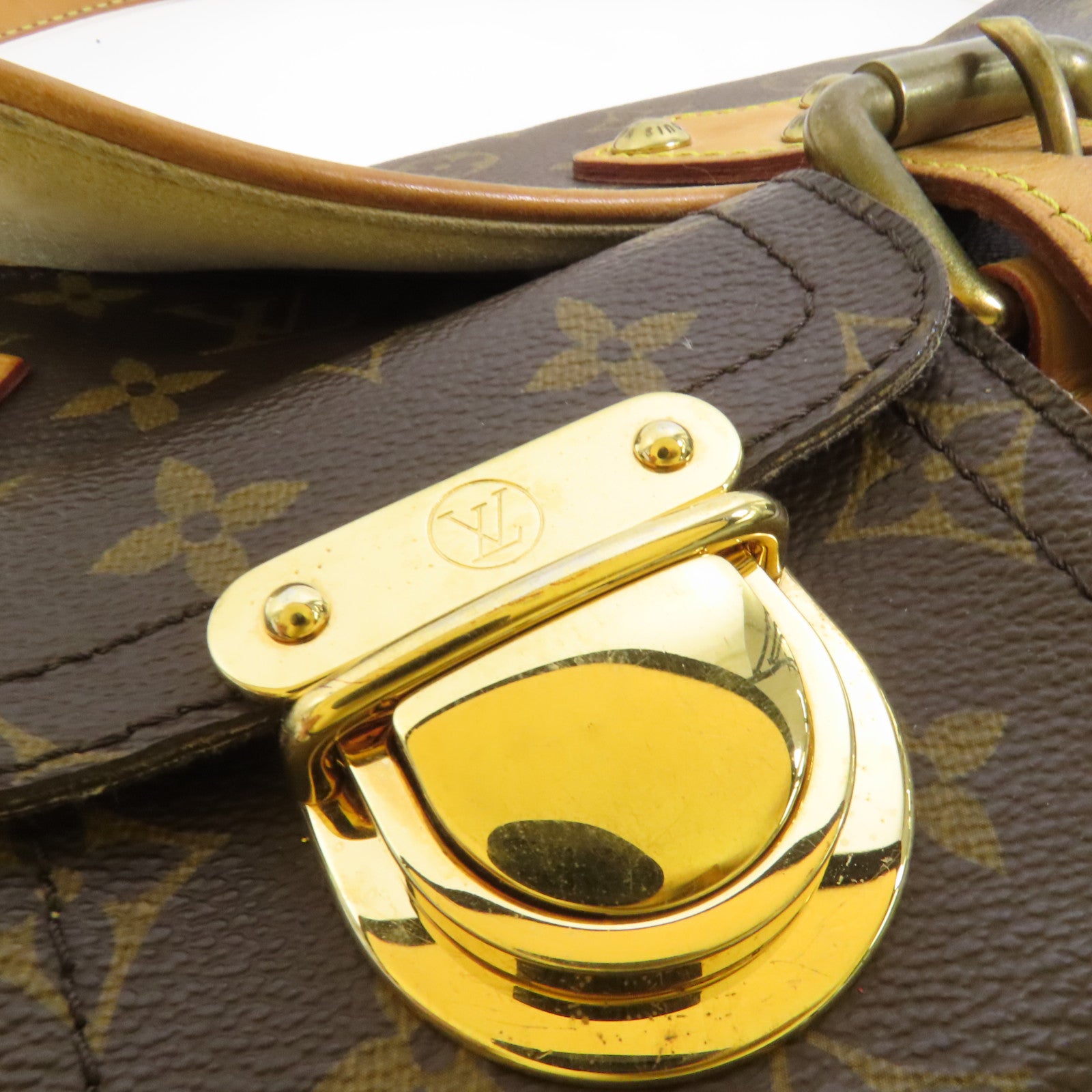 LOUIS VUITTON Monogram Hudson PM金扣肩背袋