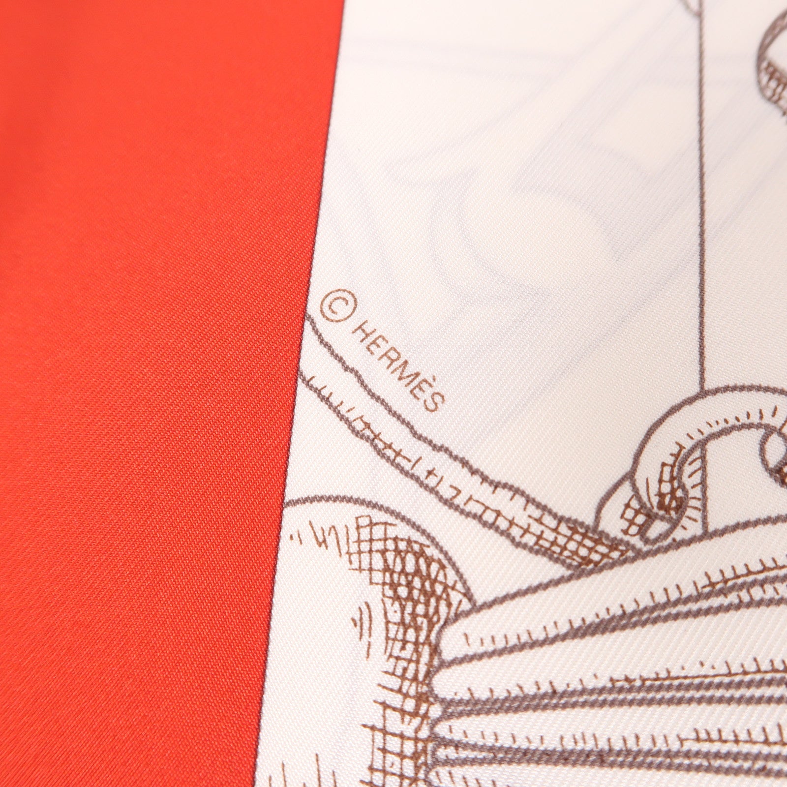 HERMES 【激減優惠】絲質Scarf 90x90cm絲巾