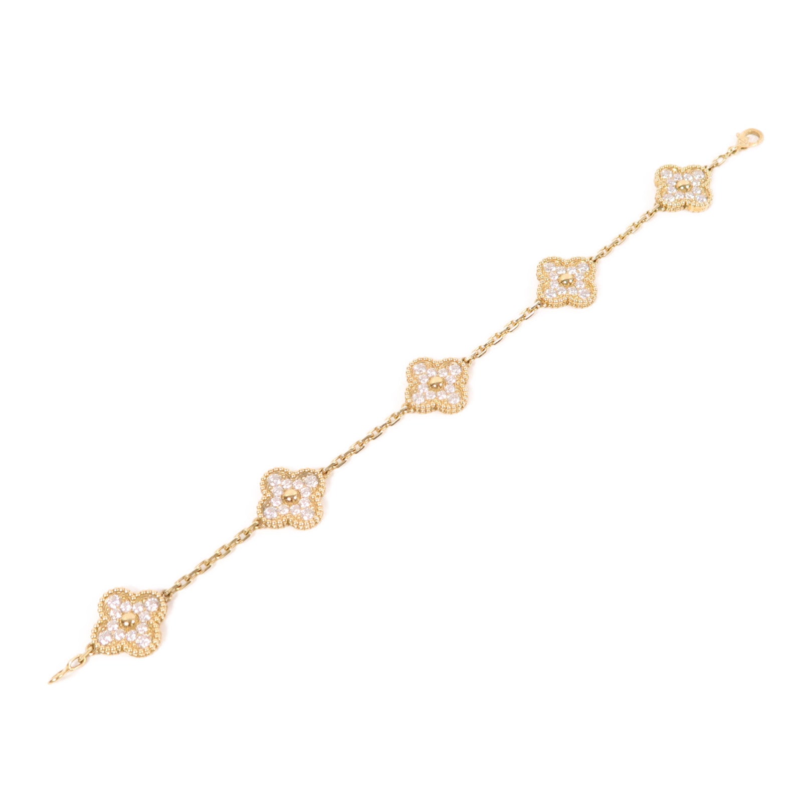 Van Cleef & Arpels 【激減優惠】18K金Alhambra手鏈