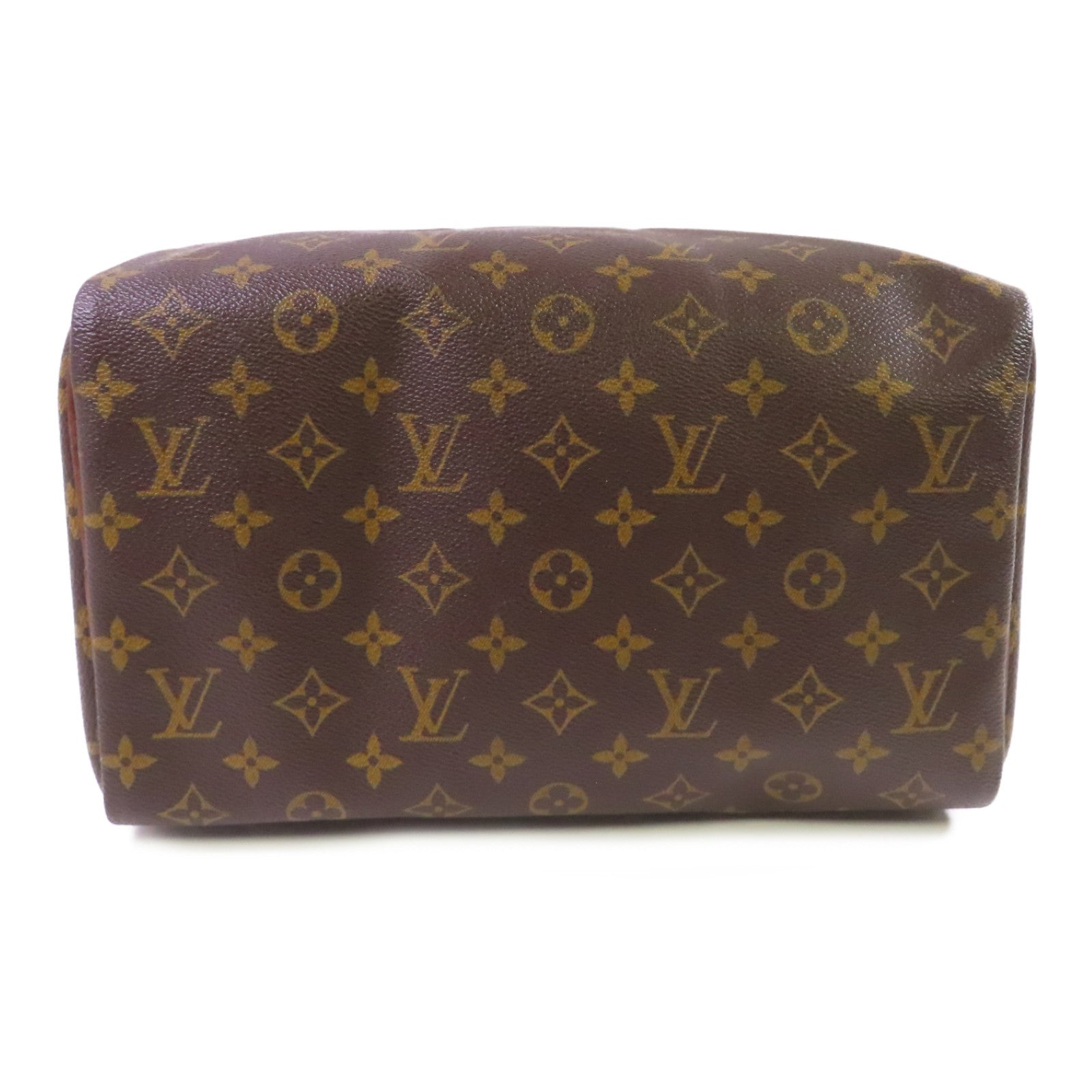 LOUIS VUITTON Monogram Speedy 30 Hand Bag金扣手挽袋啡色