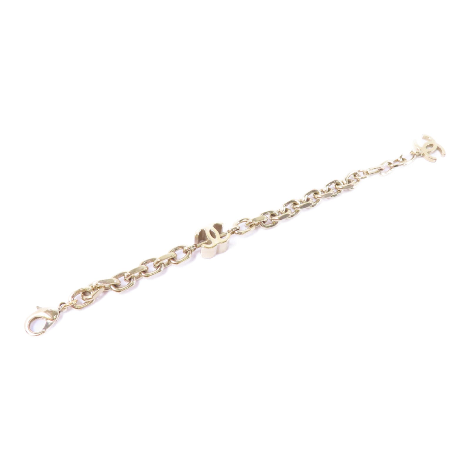 CHANEL 金屬Bracelet手鏈金色