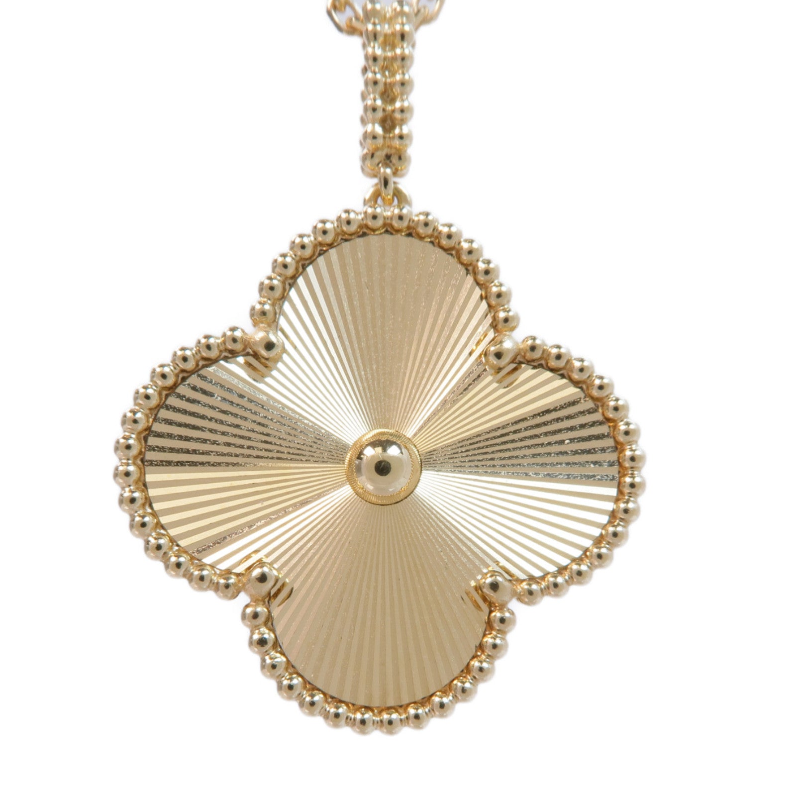 Van Cleef & Arpels 18K黃金Magic Alhambra long Necklace項鍊