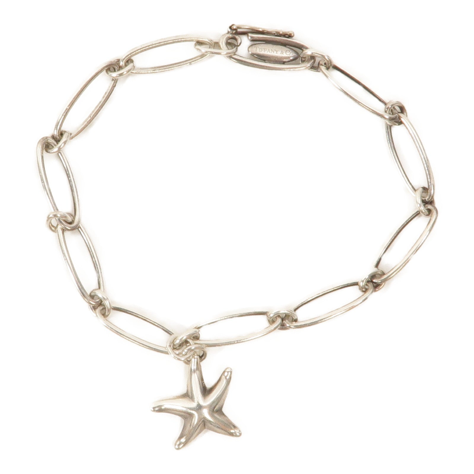 TIFFANY＆CO 925純銀Elsa Peretti Starfish Bracelet手鏈