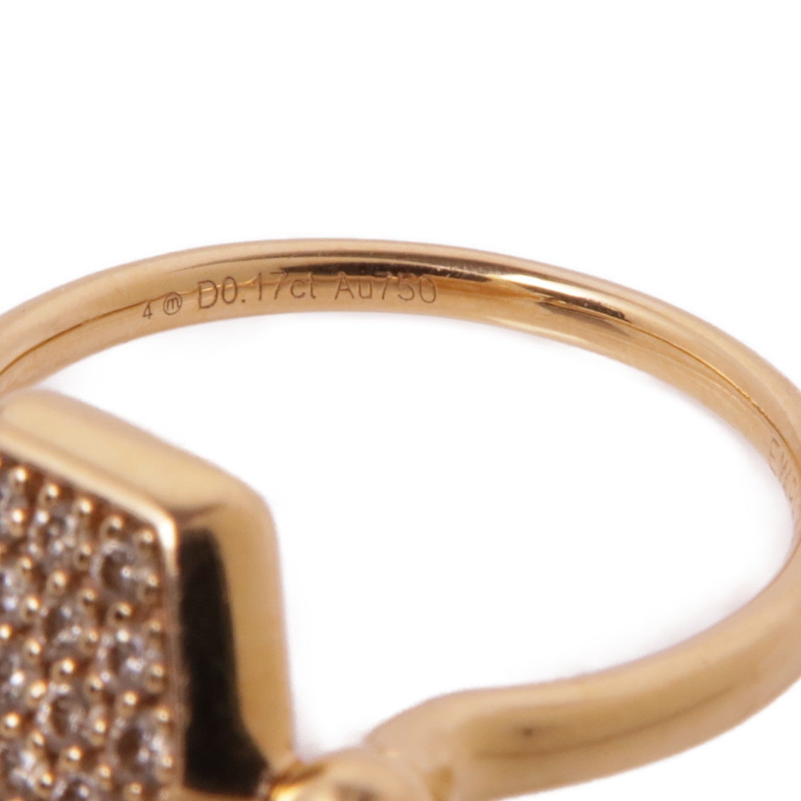 JEWELRY 【激減優惠】18K玫瑰金Diamond Ring鑽石戒指US#5