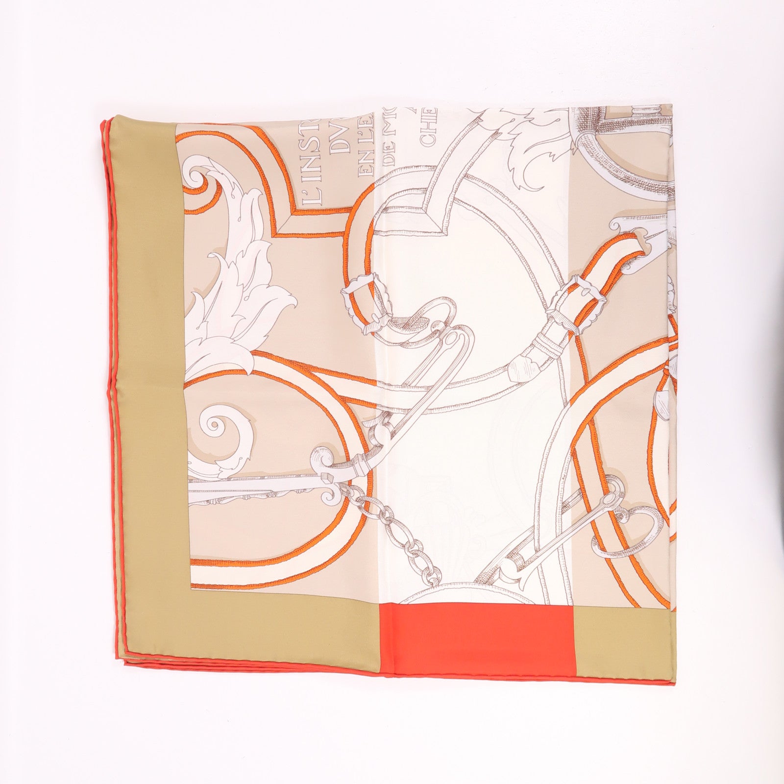 HERMES 絲質Scarf 90x90cm絲巾