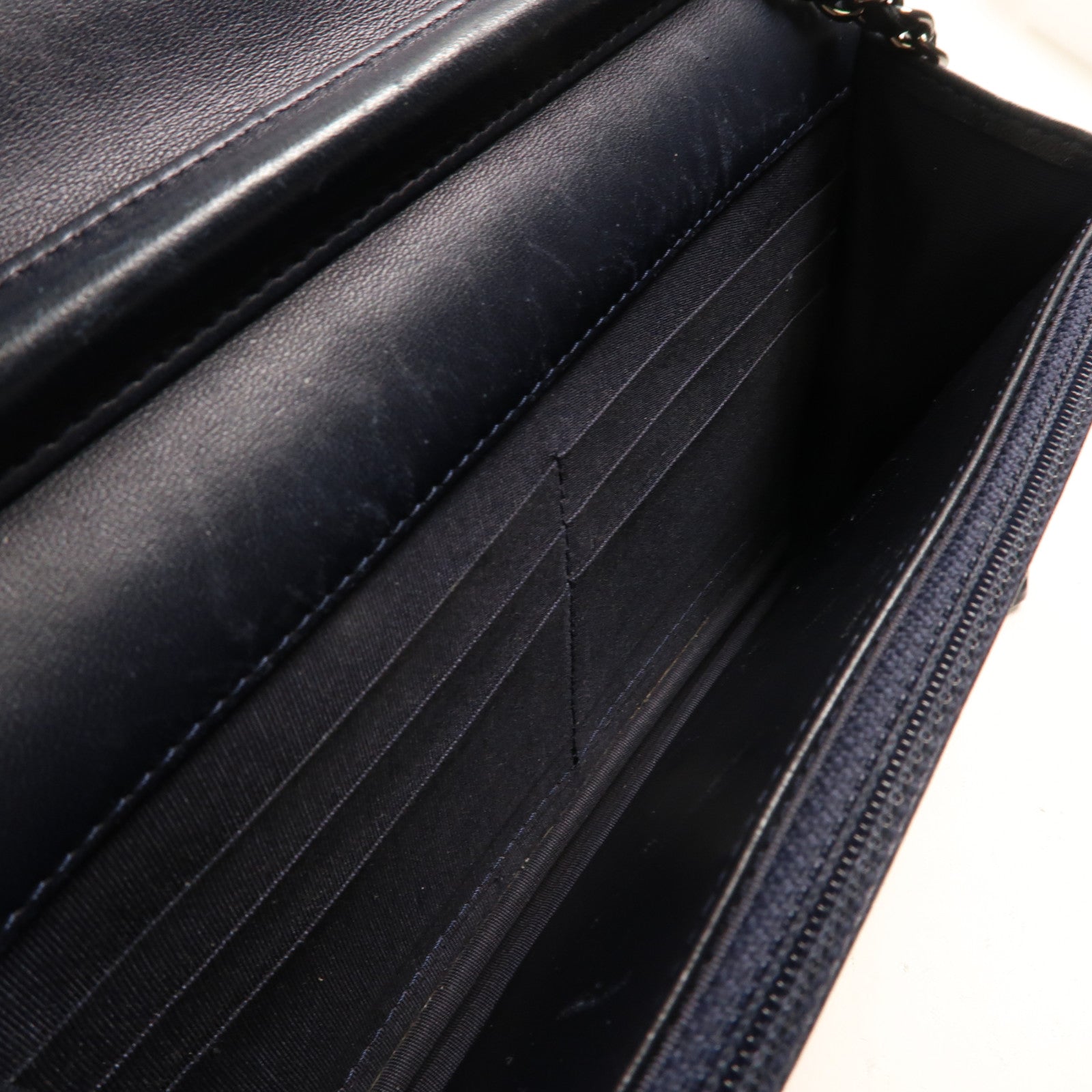 CHANEL 羊皮皮革Boy WOC Wallet On Chain鏈帶肩背袋