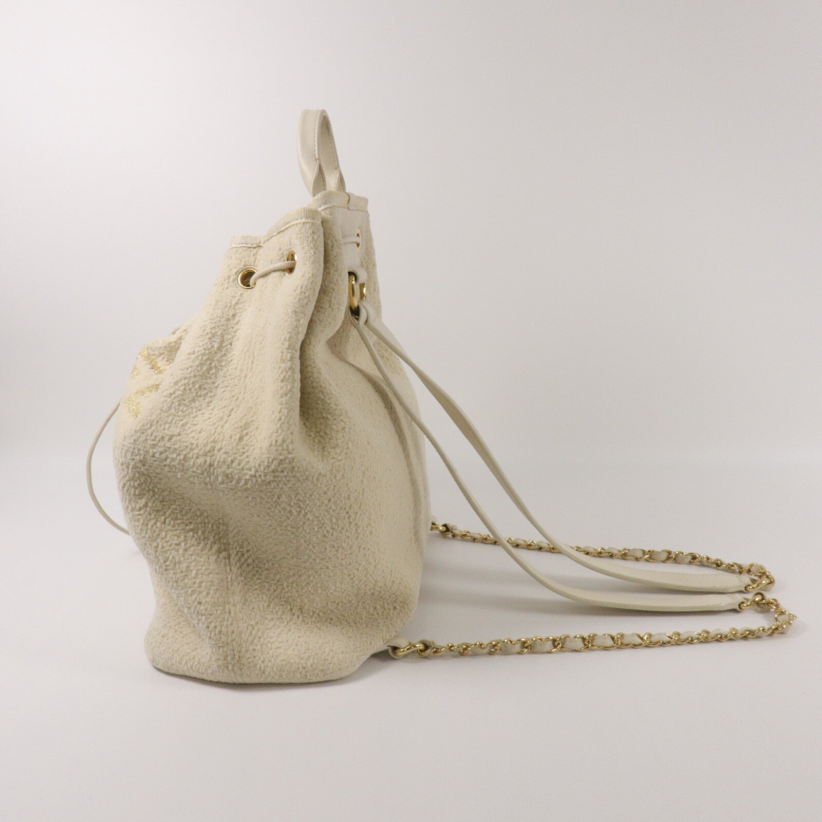 CHANEL 帆布Deauville Backpack背包