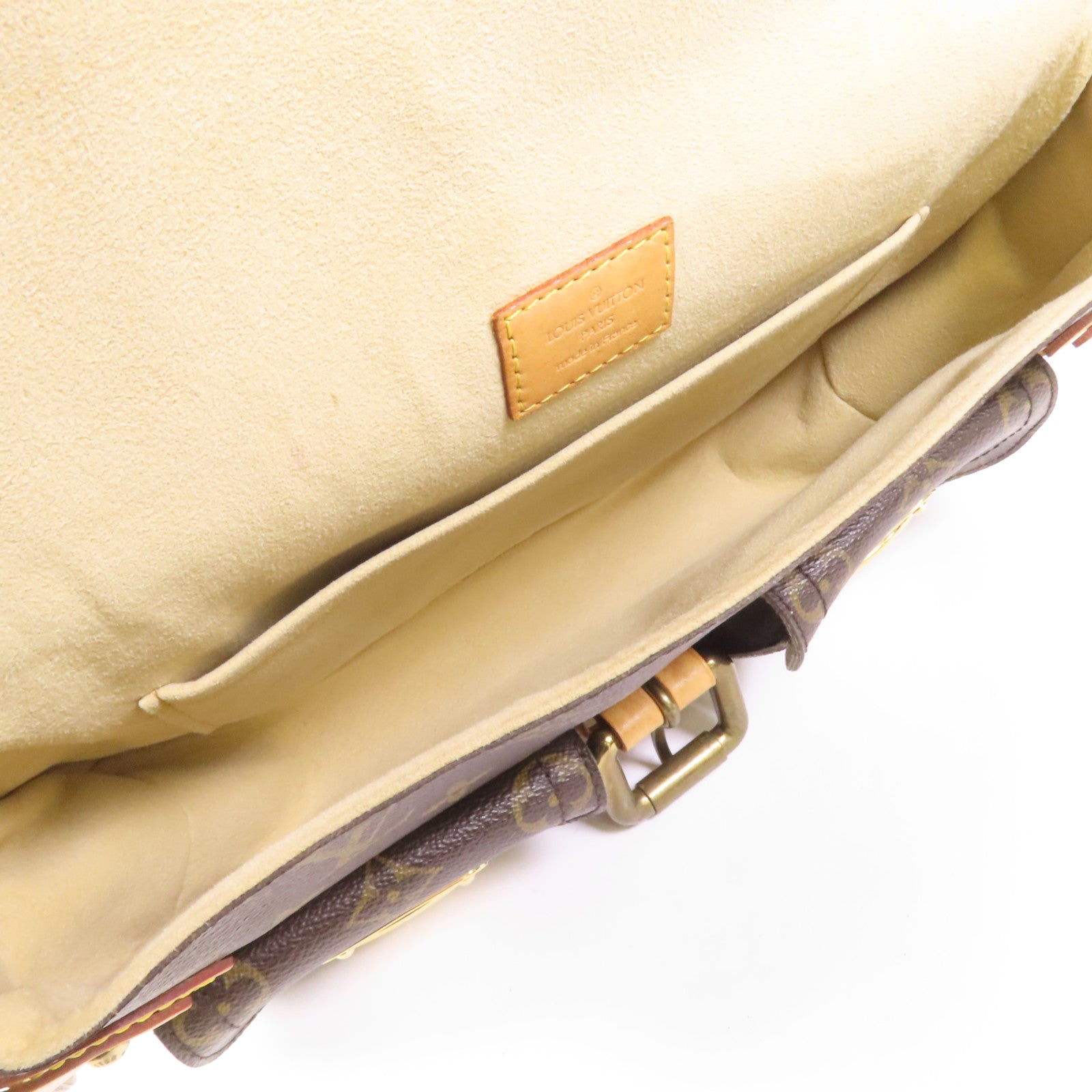 LOUIS VUITTON Monogram Hudson PM金扣肩背袋