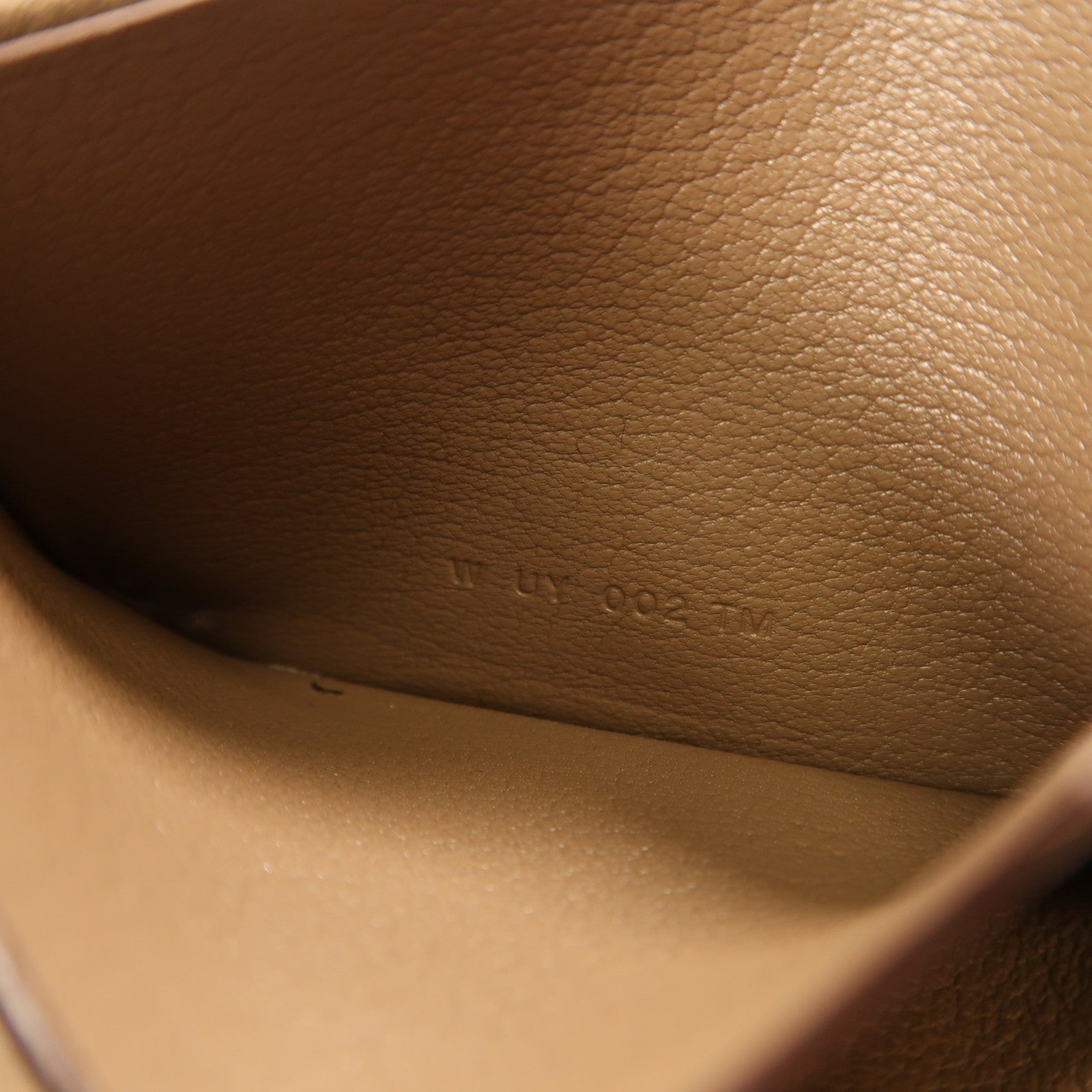 HERMES Evercolor皮革H Sellier卡片套Etoupe