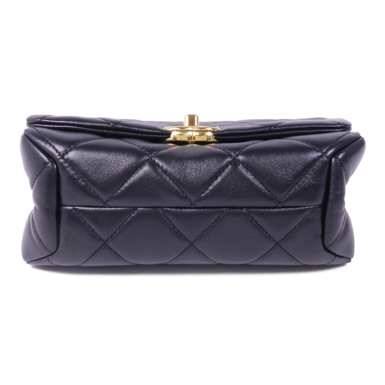 CHANEL 羊皮皮革Chain Shoulder Bag金扣手挽肩背兩用袋