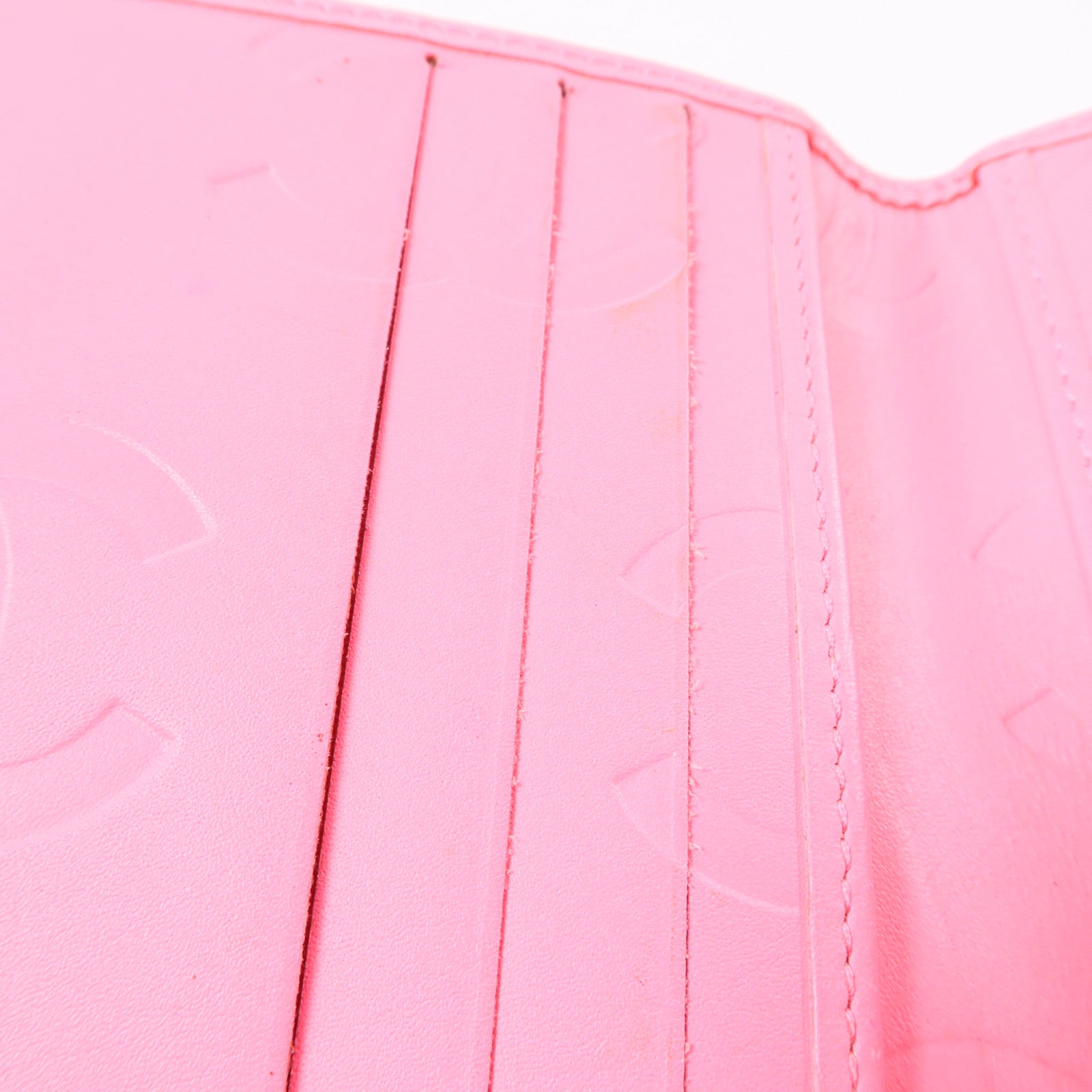 CHANEL 牛皮皮革Cambon Wallet銀扣錢包黑色/粉紅色