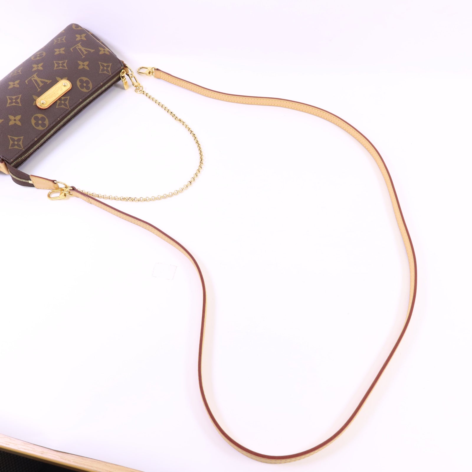 LOUIS VUITTON Monogram Eva金扣手挽肩背兩用袋